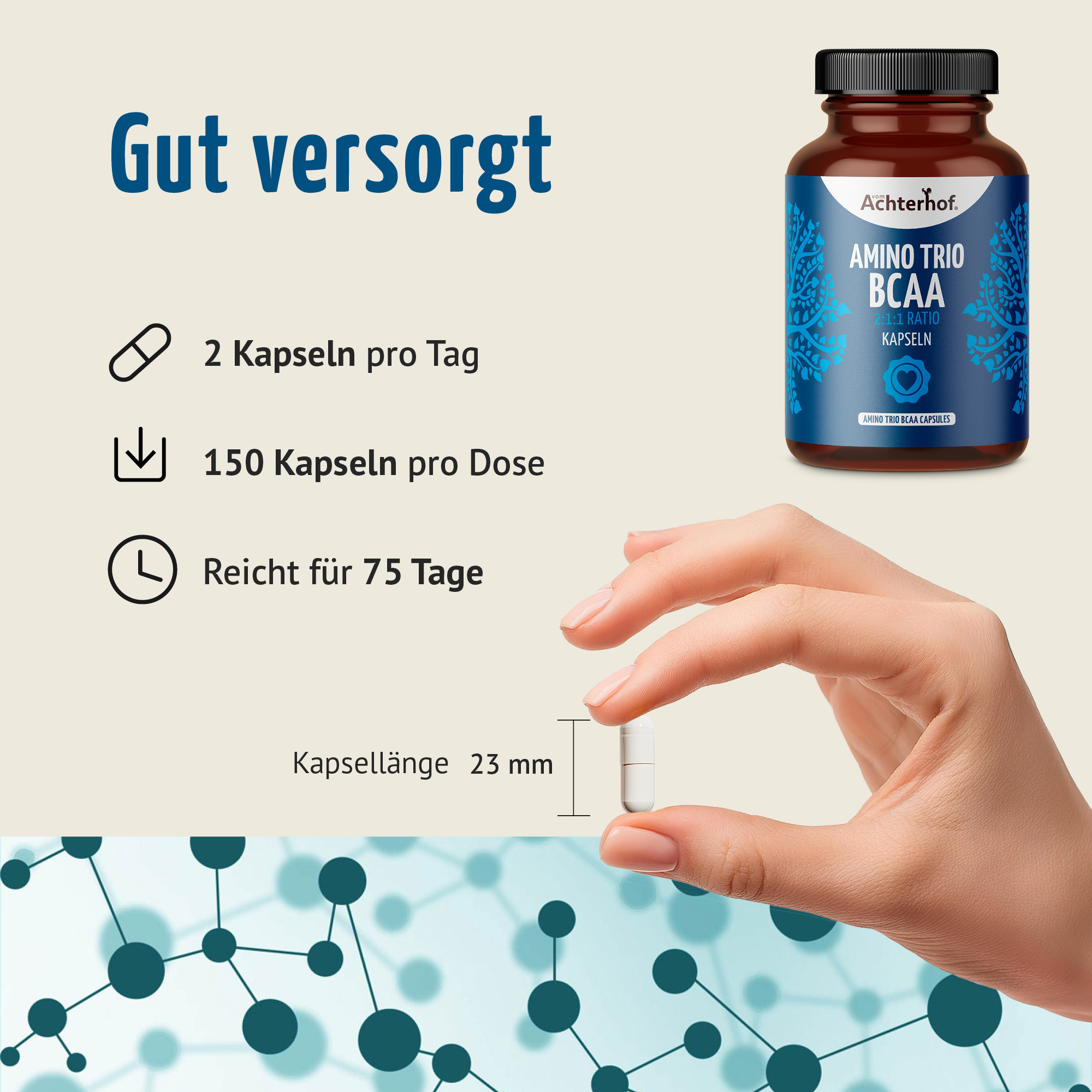 Amino Trio BCAA Kapseln (150 Kapseln)