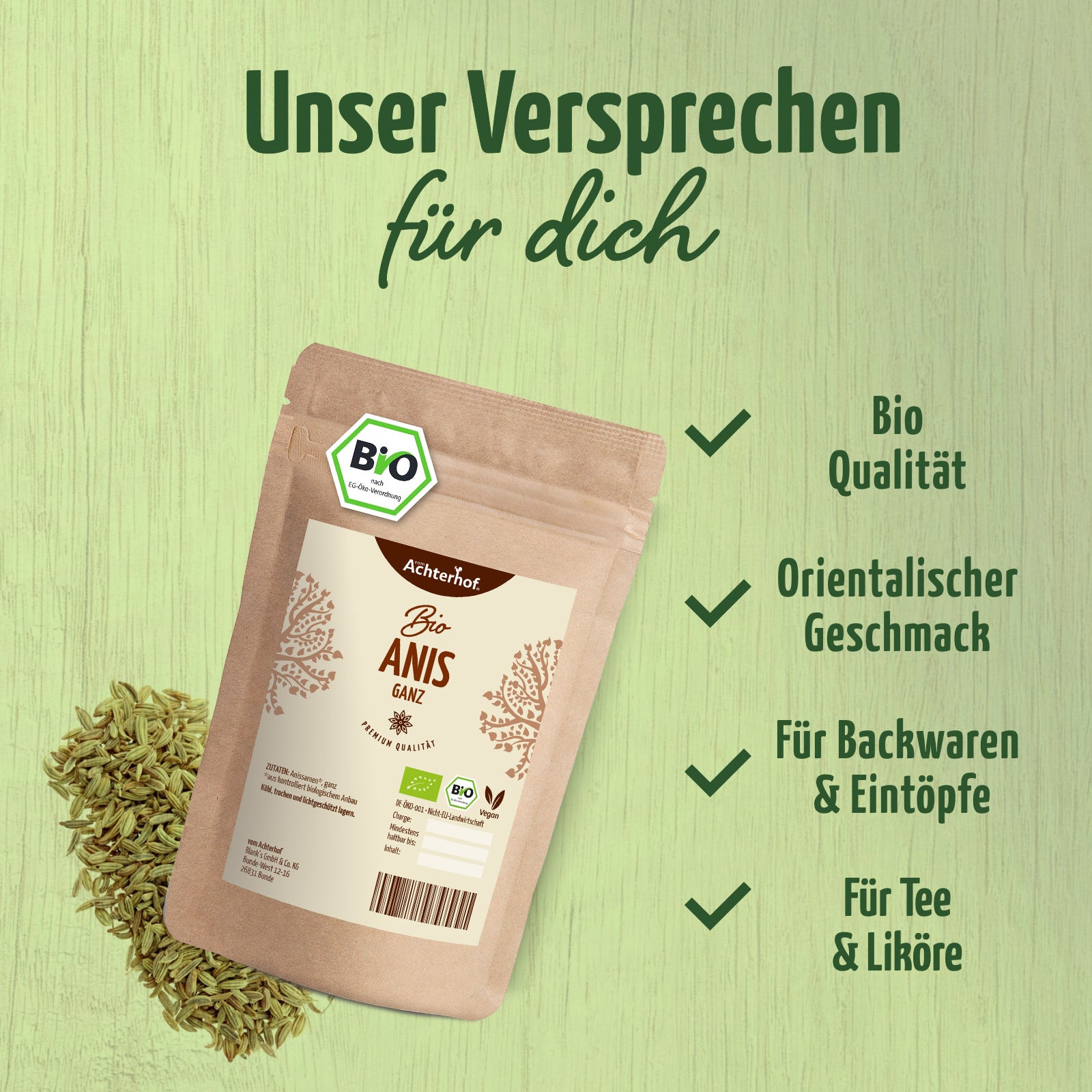 Anis ganz Bio (250g)