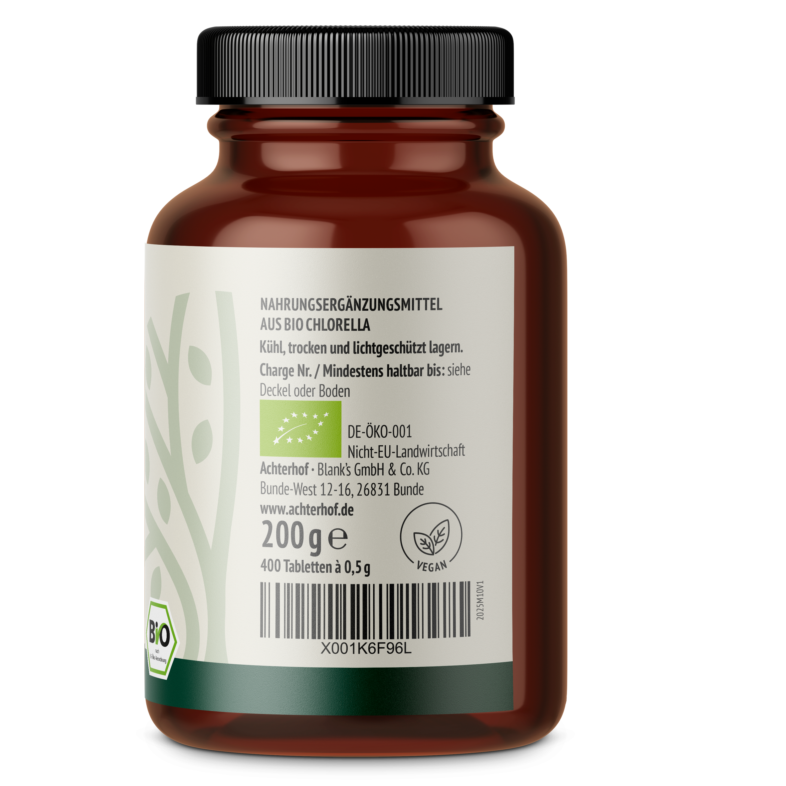 Chlorella & Spirulina Algen Tabletten Bio (400 Tabletten)
