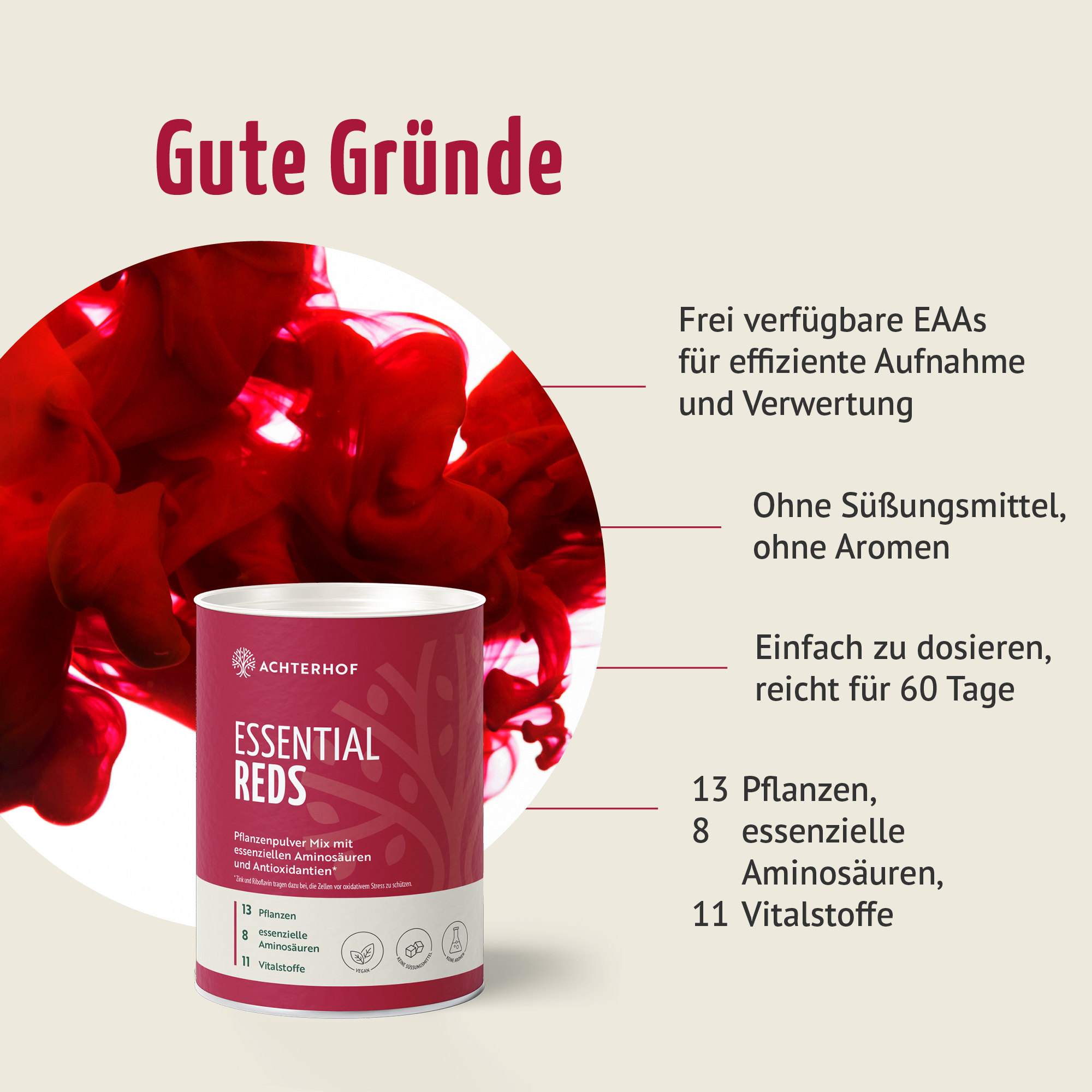Reds, Greens & D3+K2 Tropfen Set