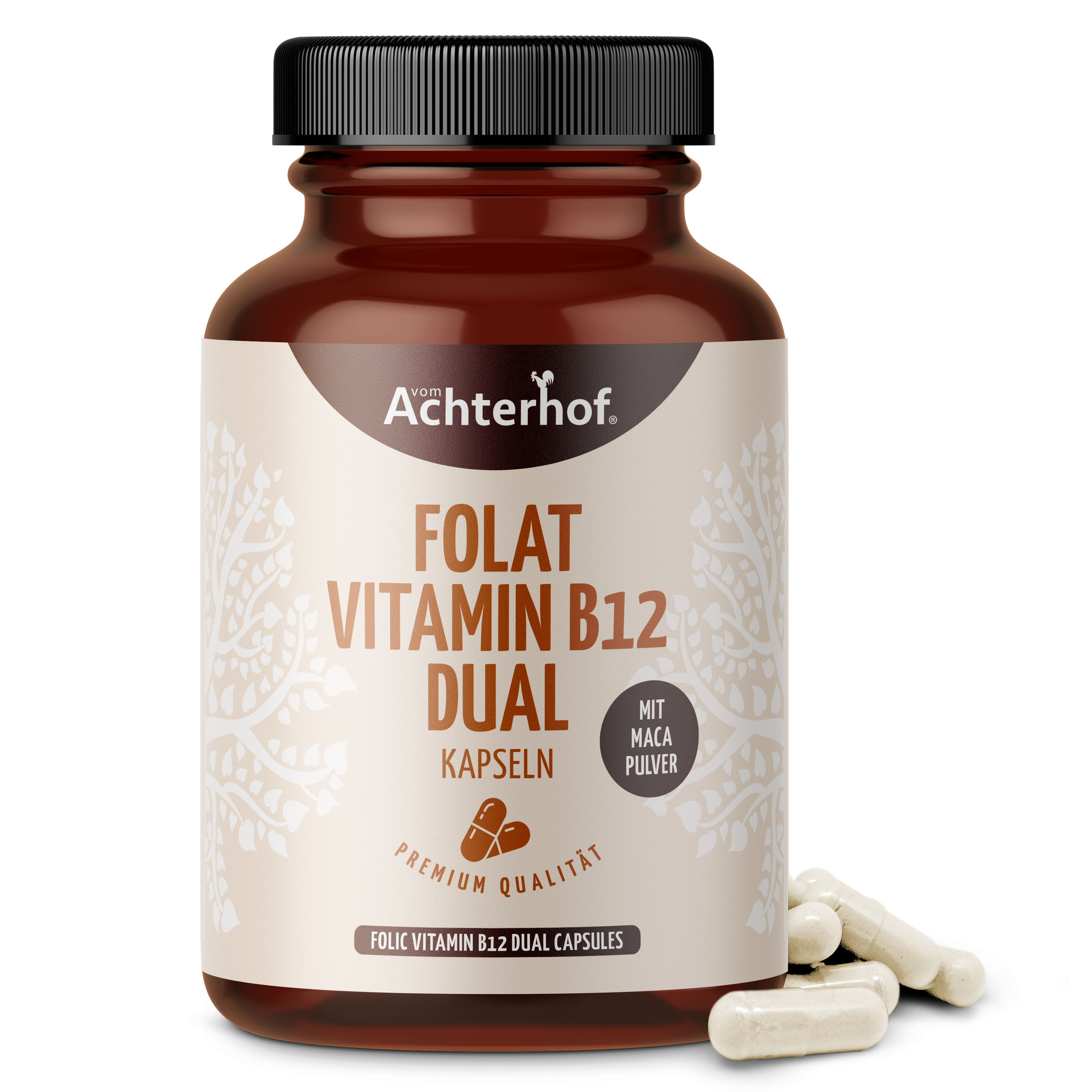 Folat Vitamin B12 Dual Kapseln (120 Kapseln)