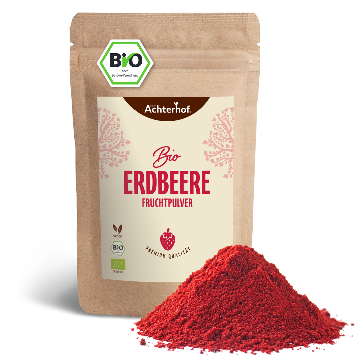 Bio Erdbeere Fruchtpulver (100g)