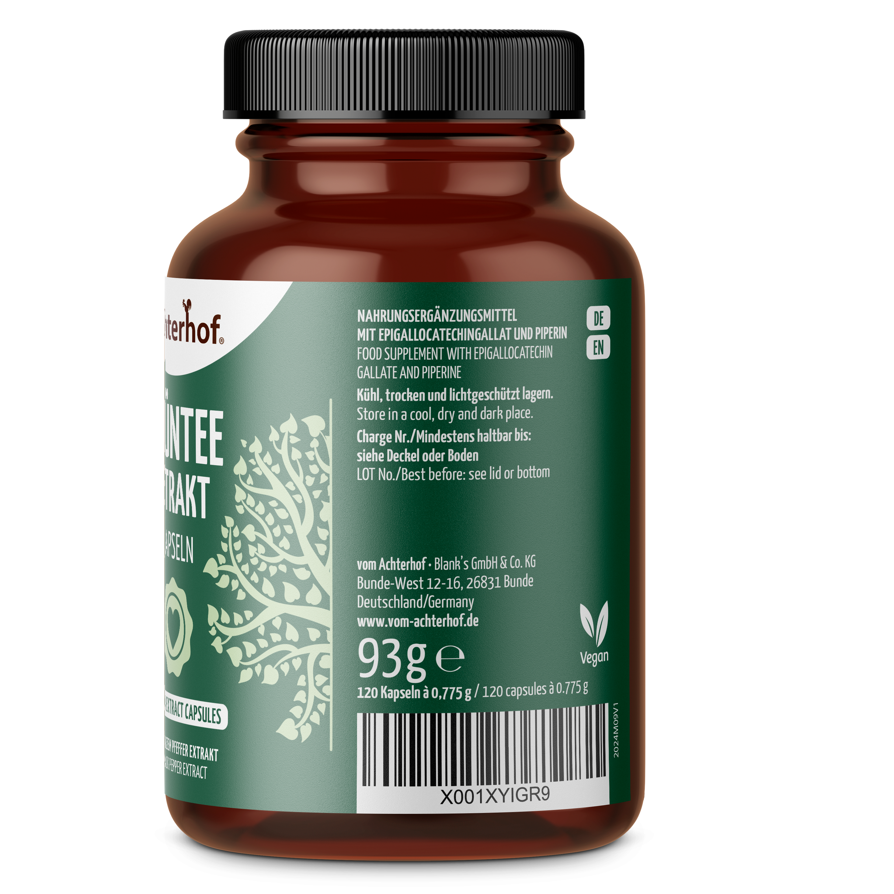 Grüntee Extrakt (120 Kapseln)