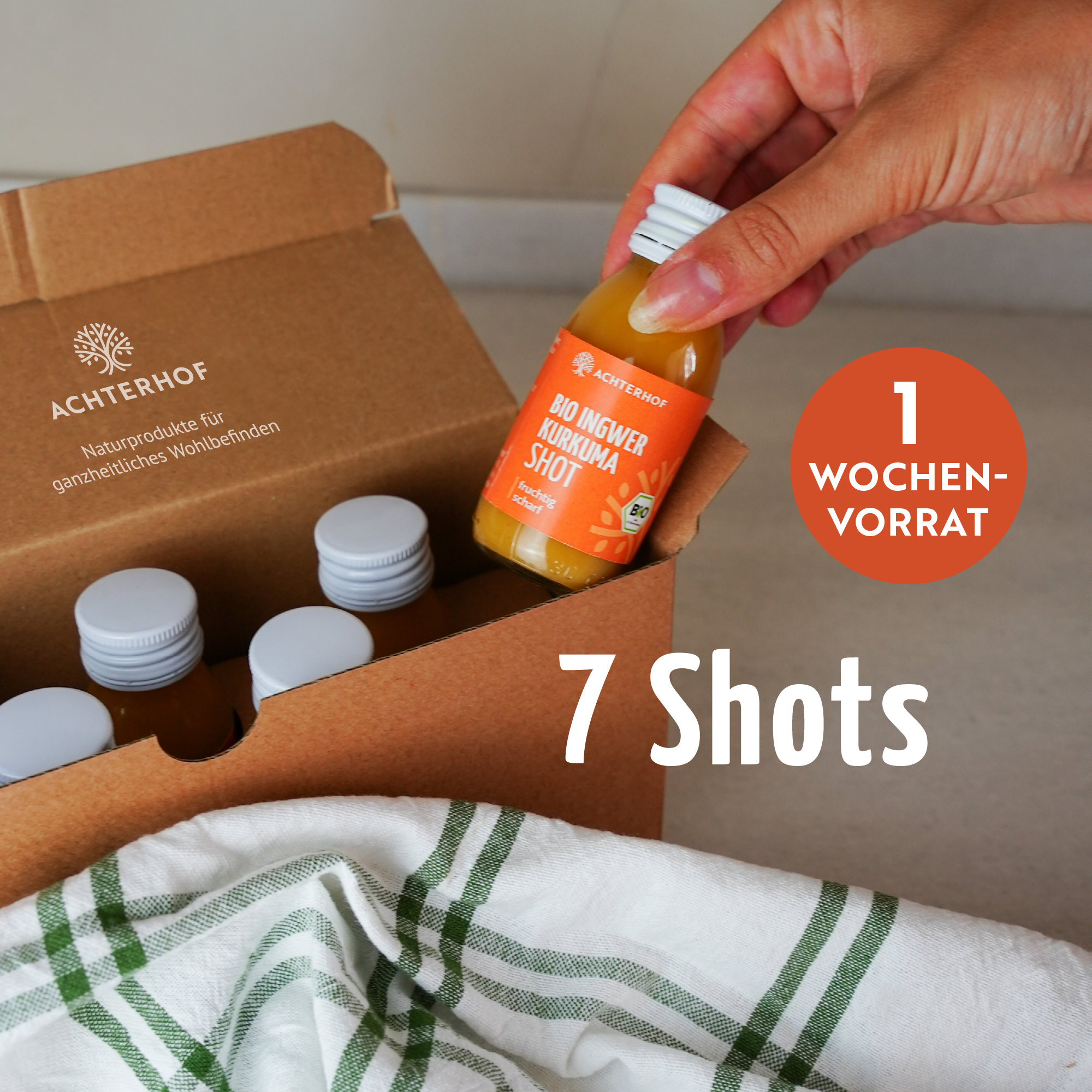 Bio Ingwer Kurkuma Shot (7 x 60ml)