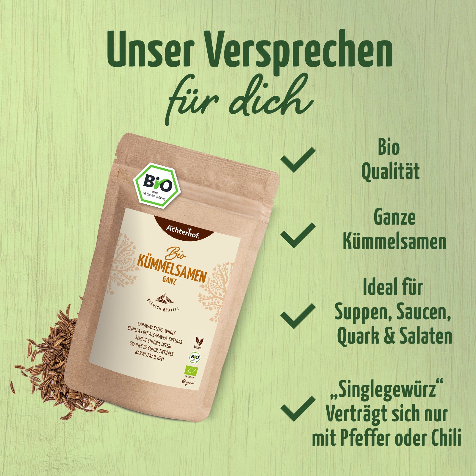 Kümmelsamen ganz Bio (250g)