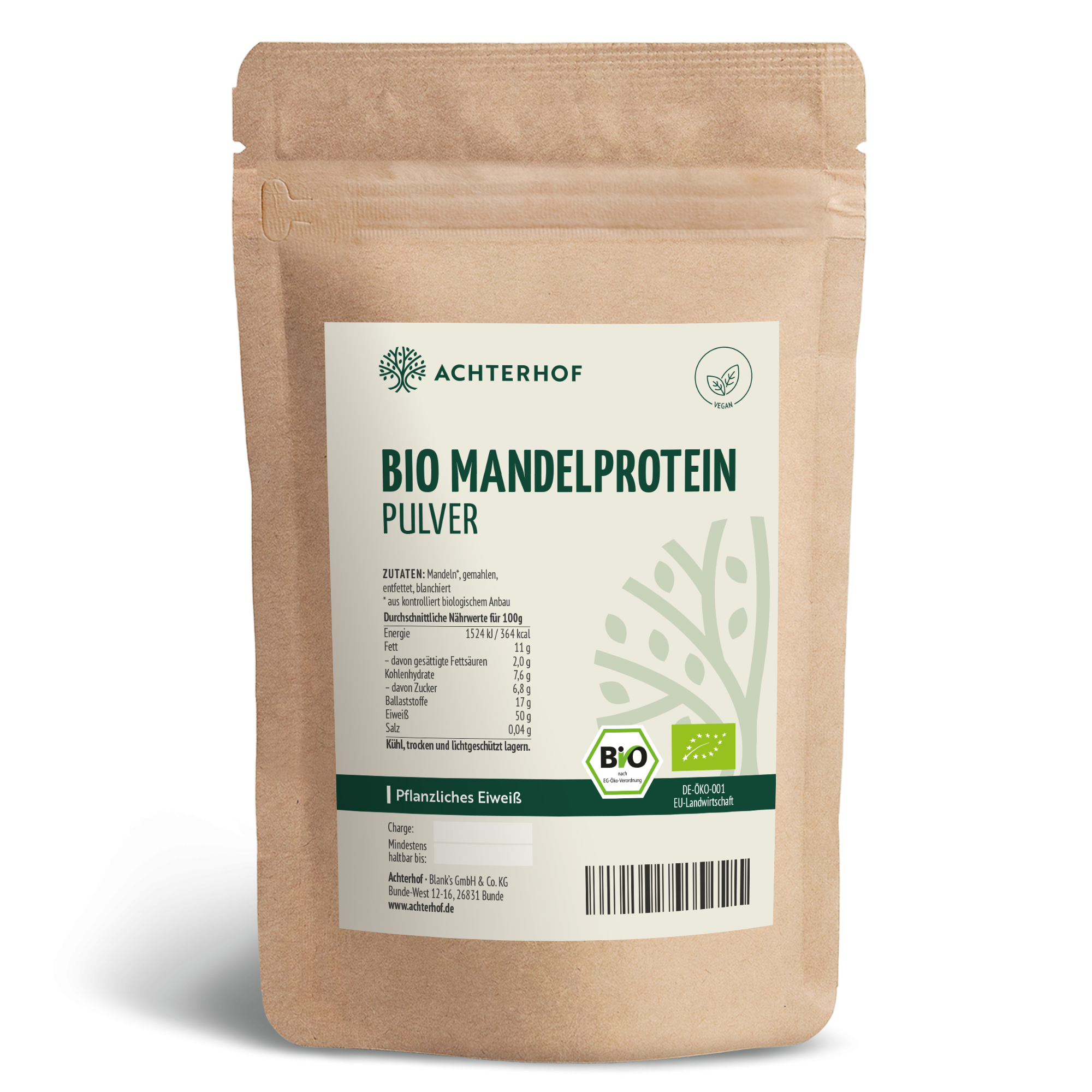 Bio Mandelprotein Pulver (250g)