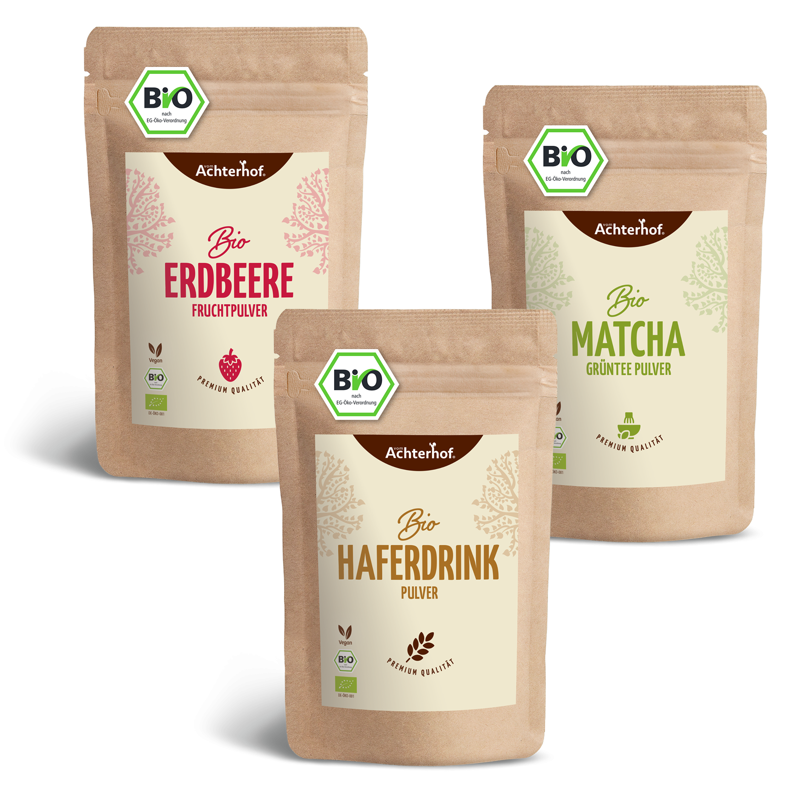 Bio Strawberry Matcha Latte Set