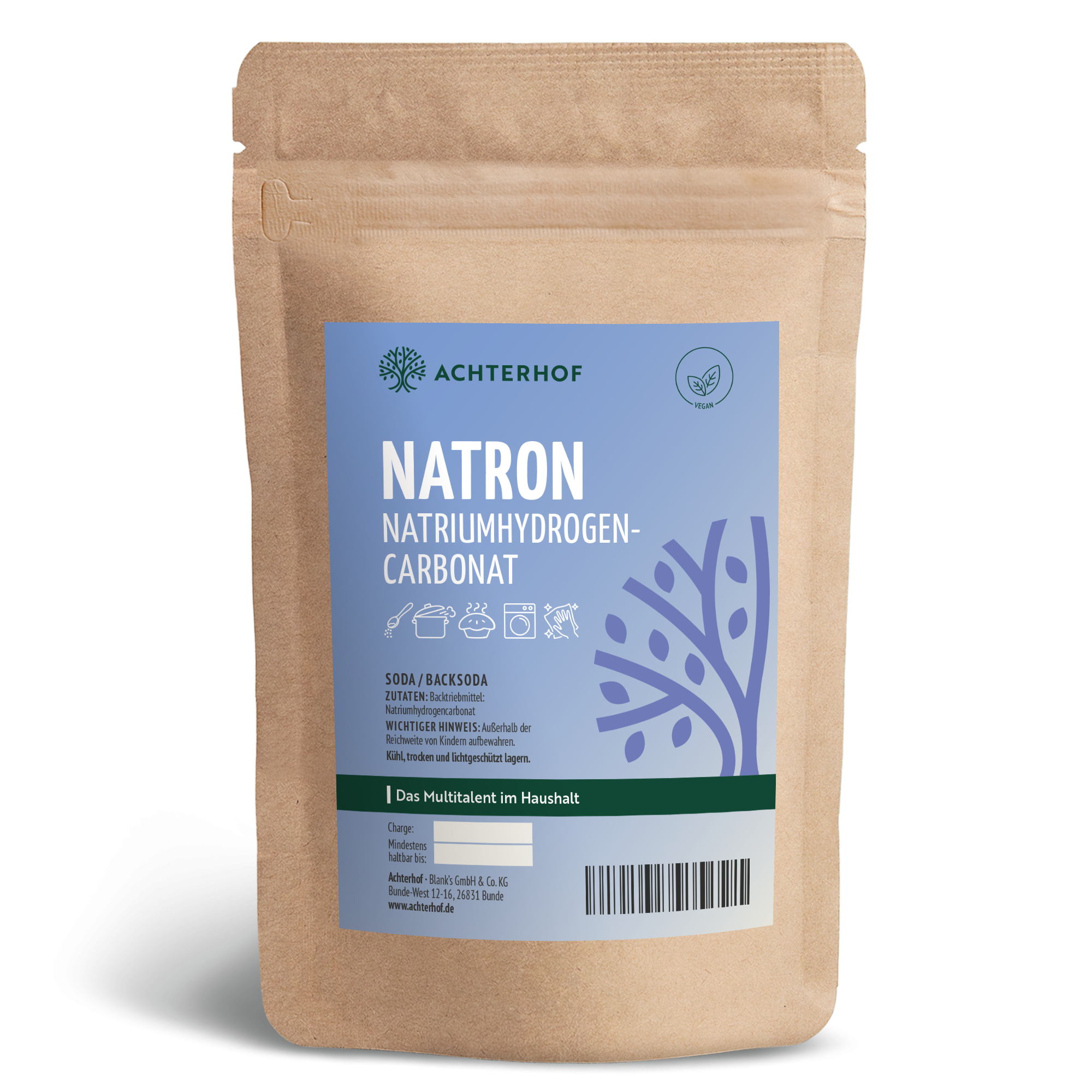 Natron Natriumhydrogencarbonat (500g)