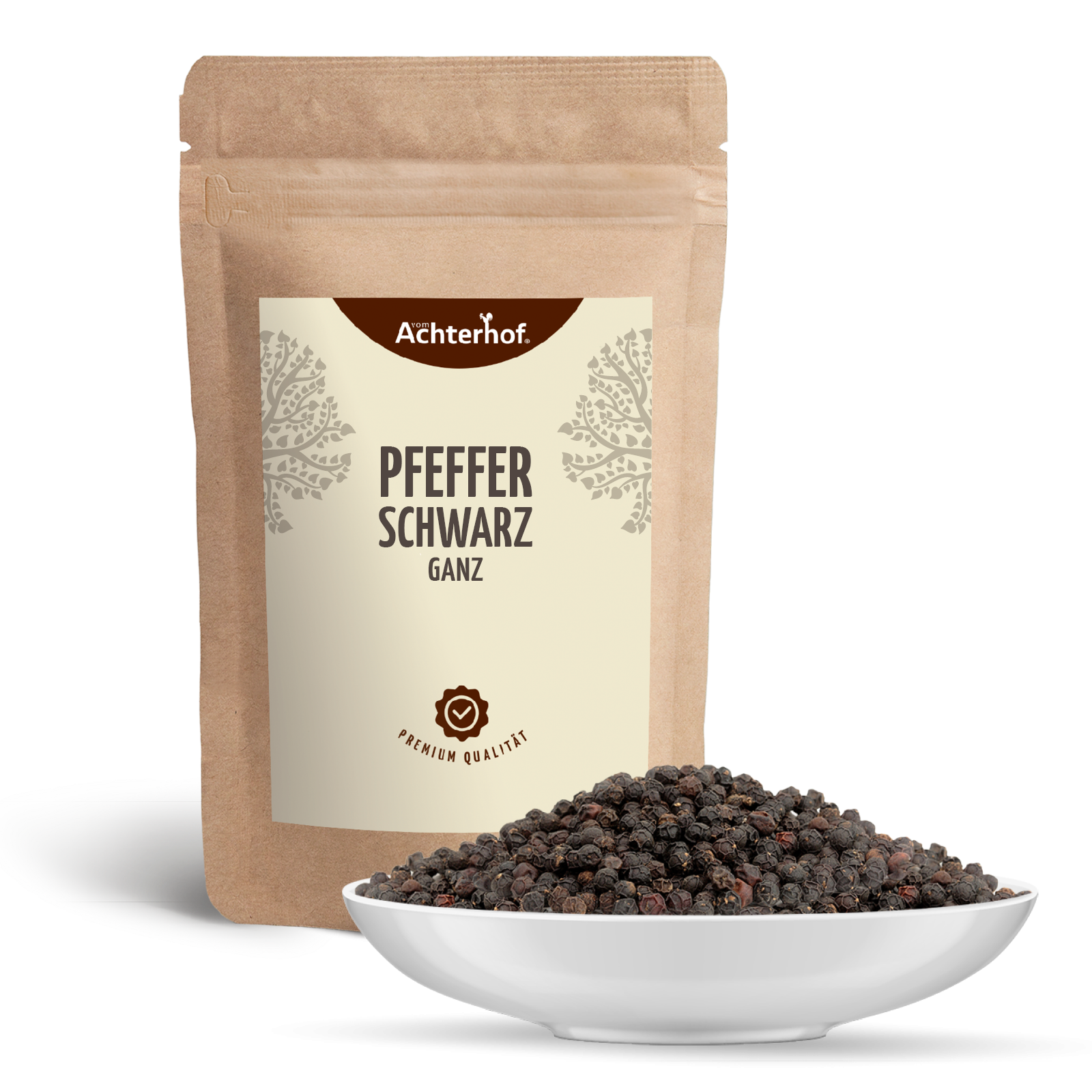 Pfeffer schwarz ganz (500g)
