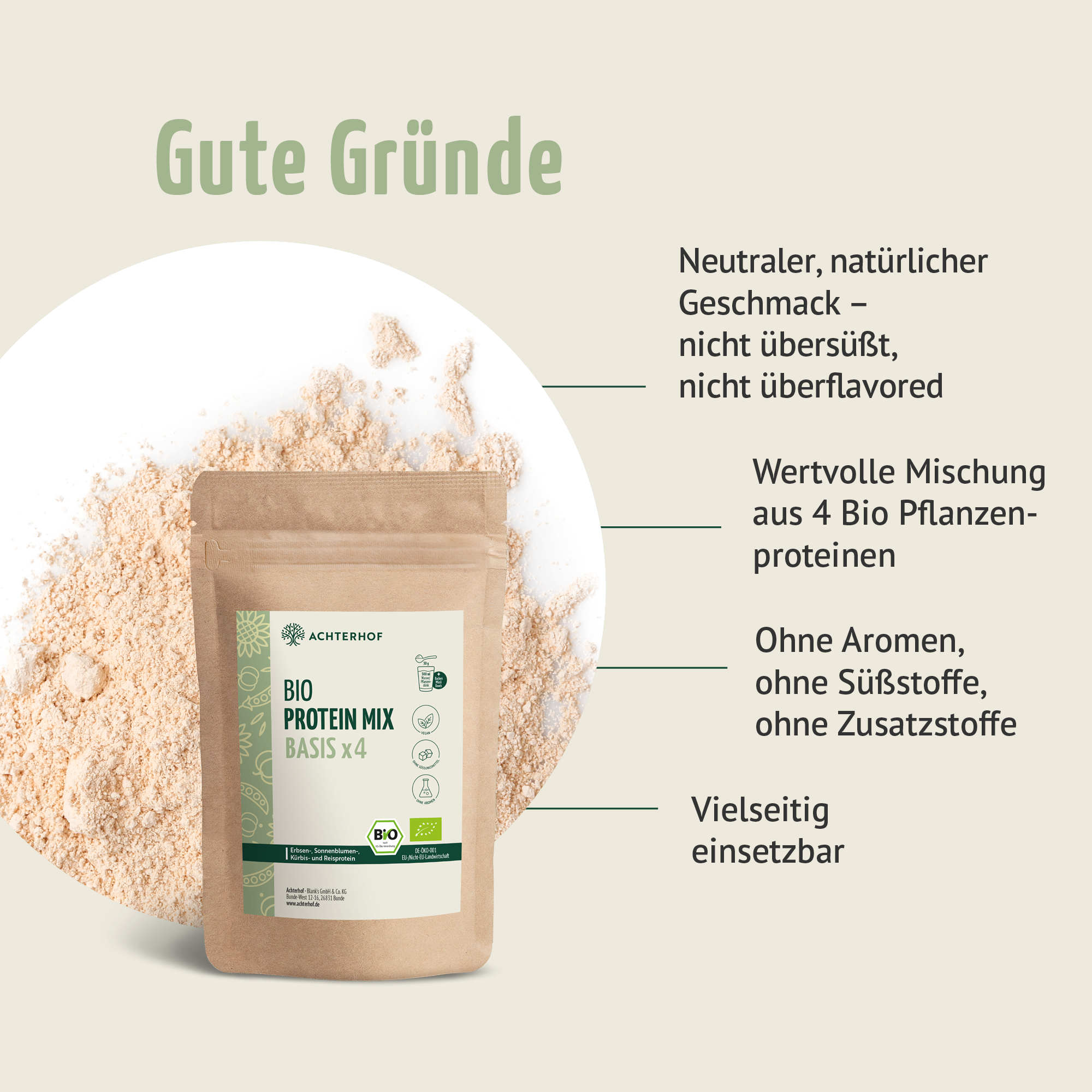 Bio Protein Basis Mix x4 (500g)