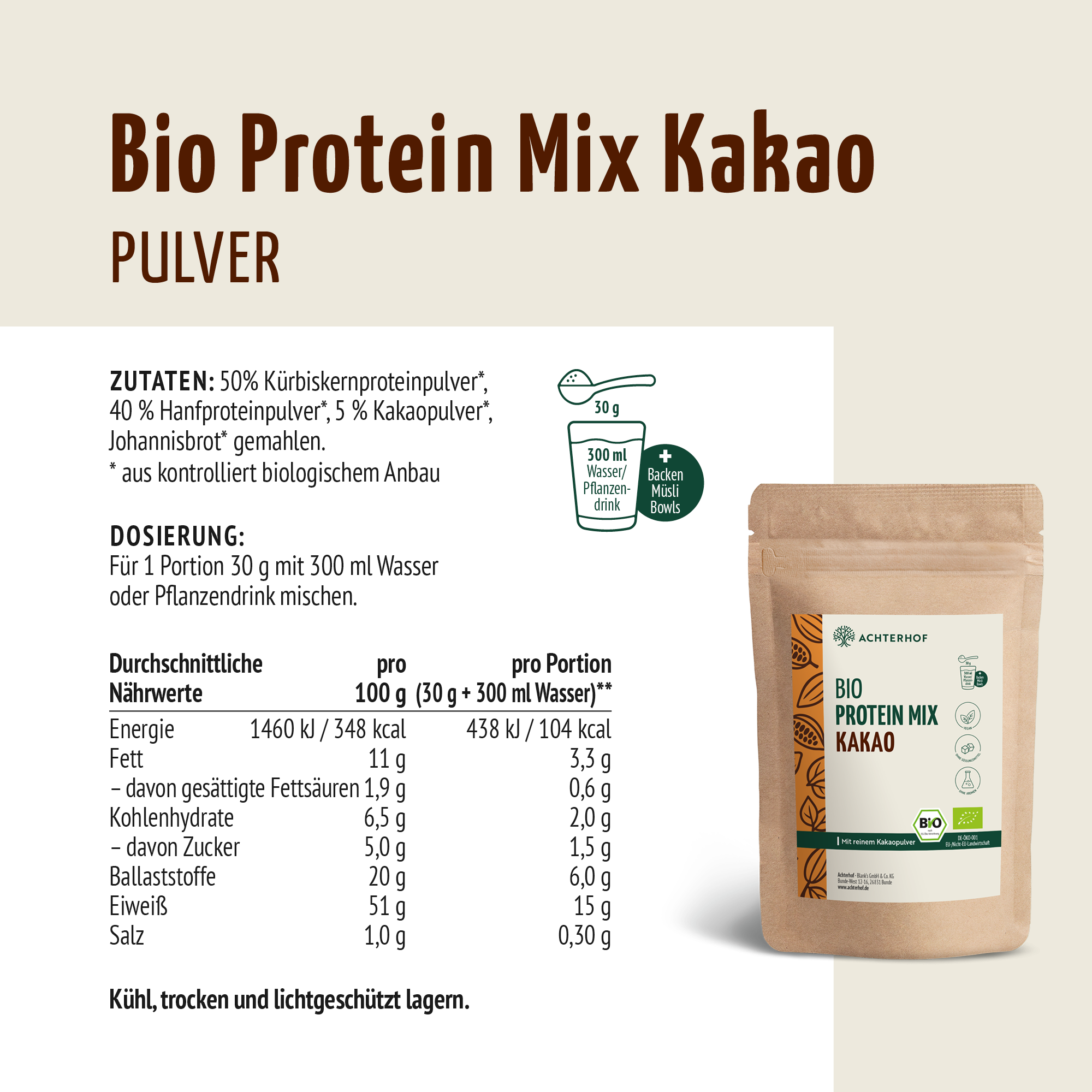 Bio Protein Mix Kakao (250g)
