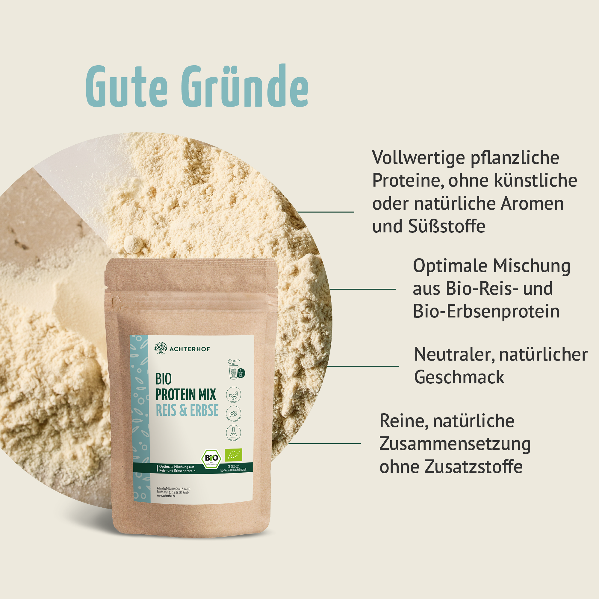 Bio Protein Mix Reis & Erbse (500g)