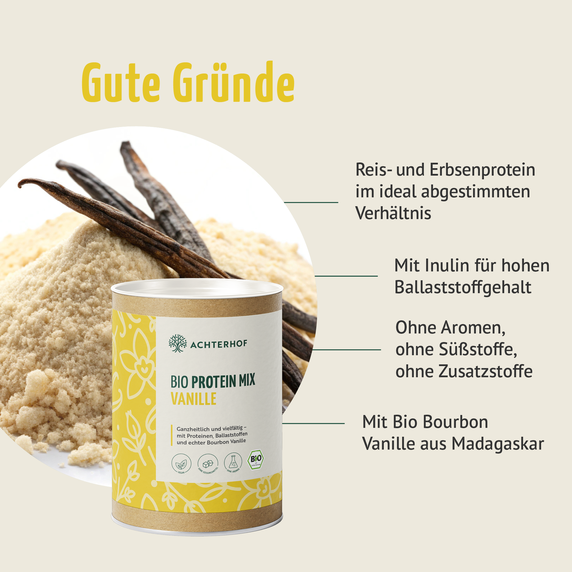 Bio Protein Mix Vanille (330g)