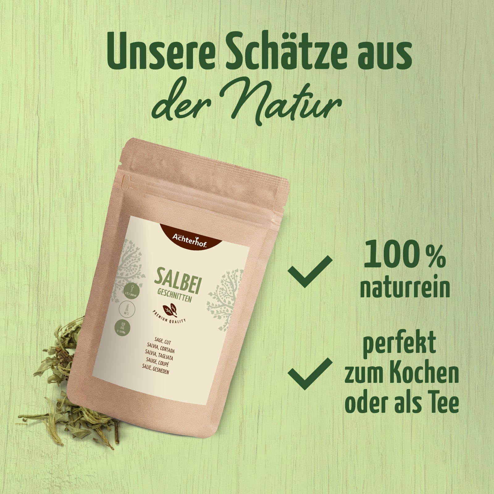 Salbei geschnitten (1000g)