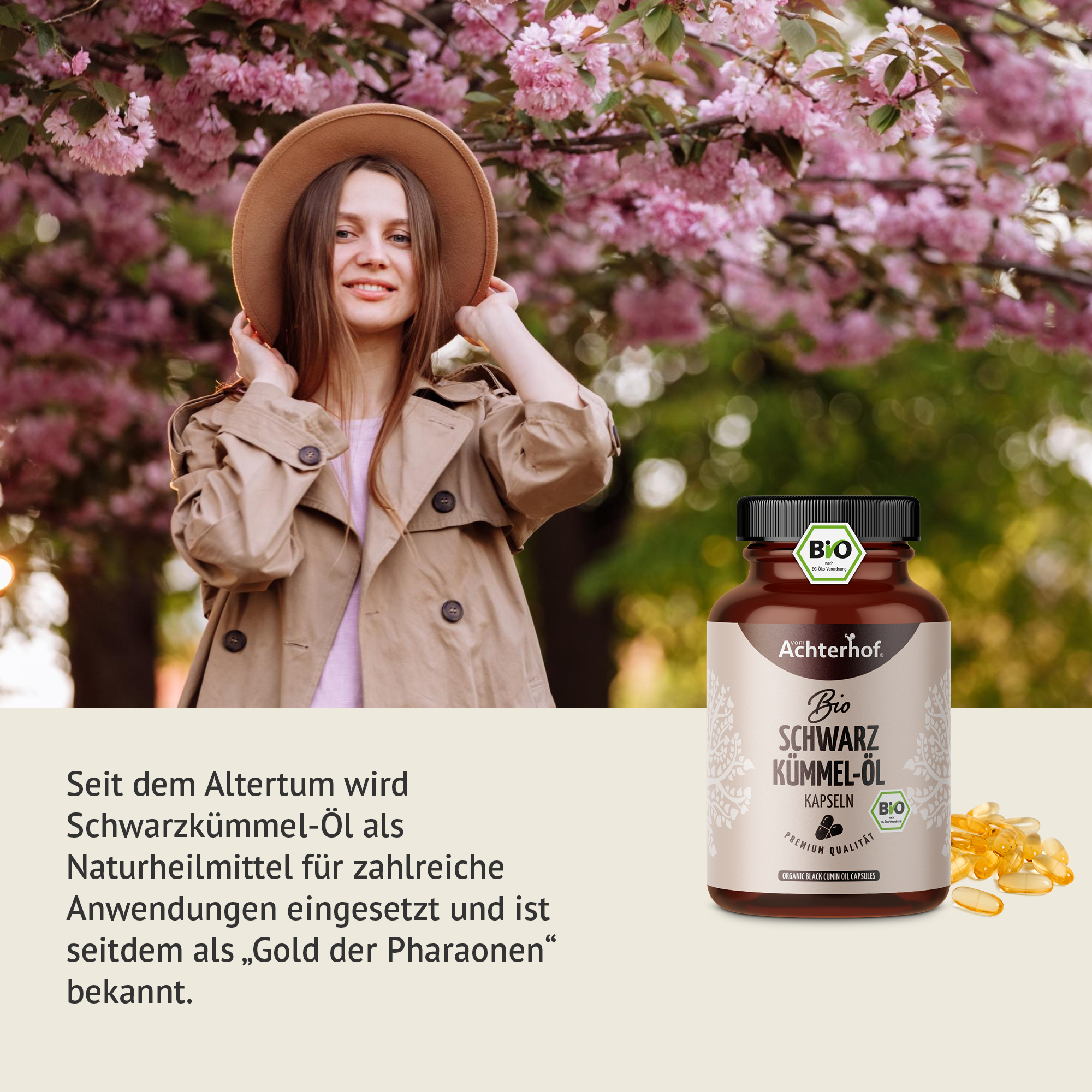 Bio Schwarzkümmel-Öl Kapseln (400 Kapseln)