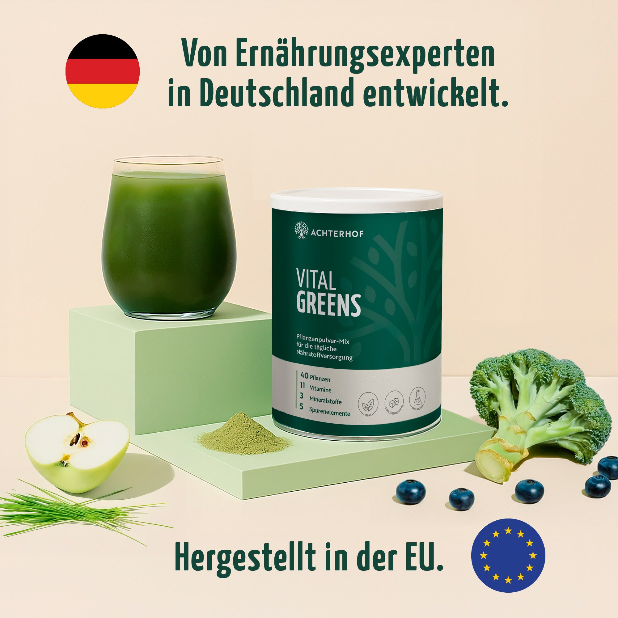 Reds, Greens & D3+K2 Tropfen Set