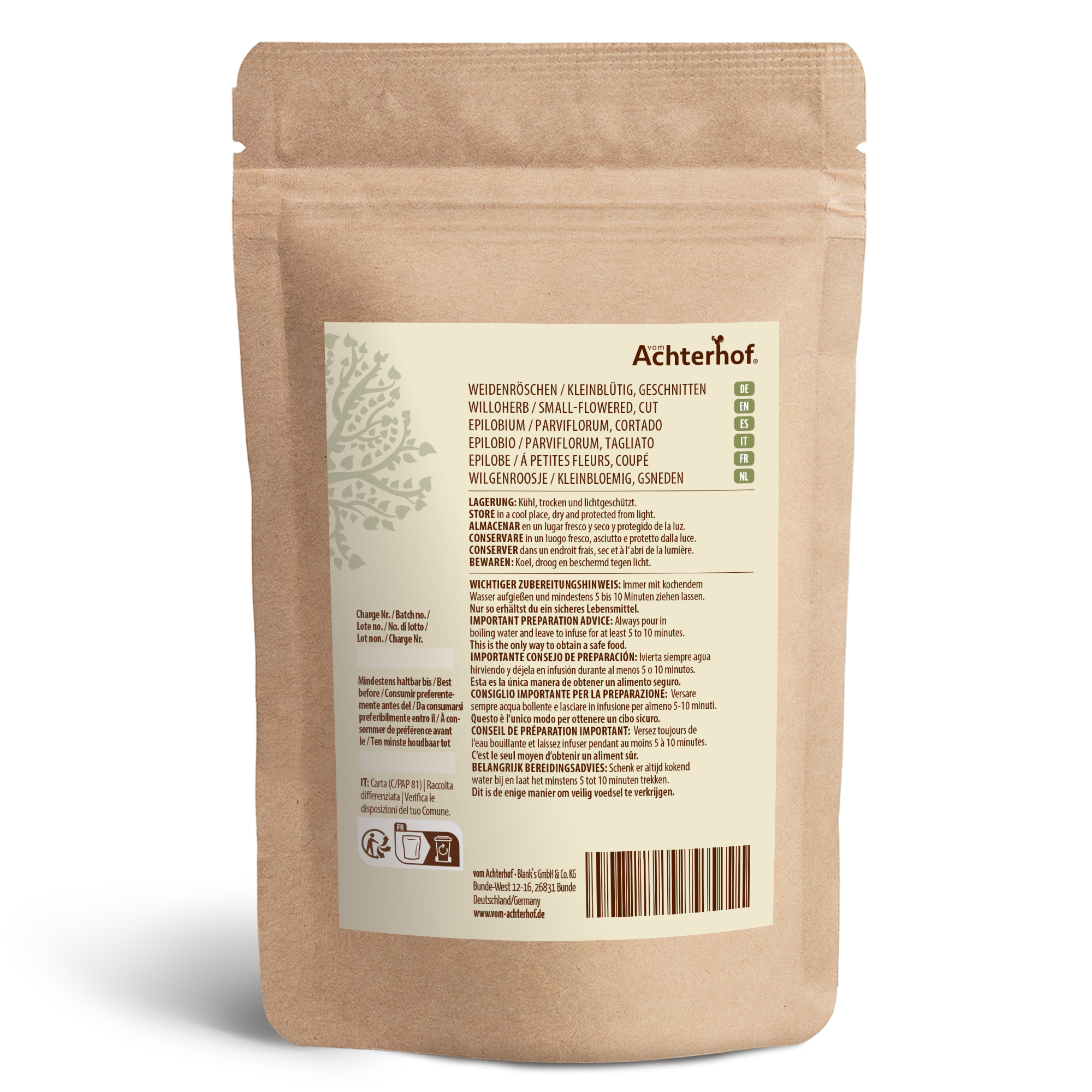 Weidenröschen kleinblütig geschnitten (500g)