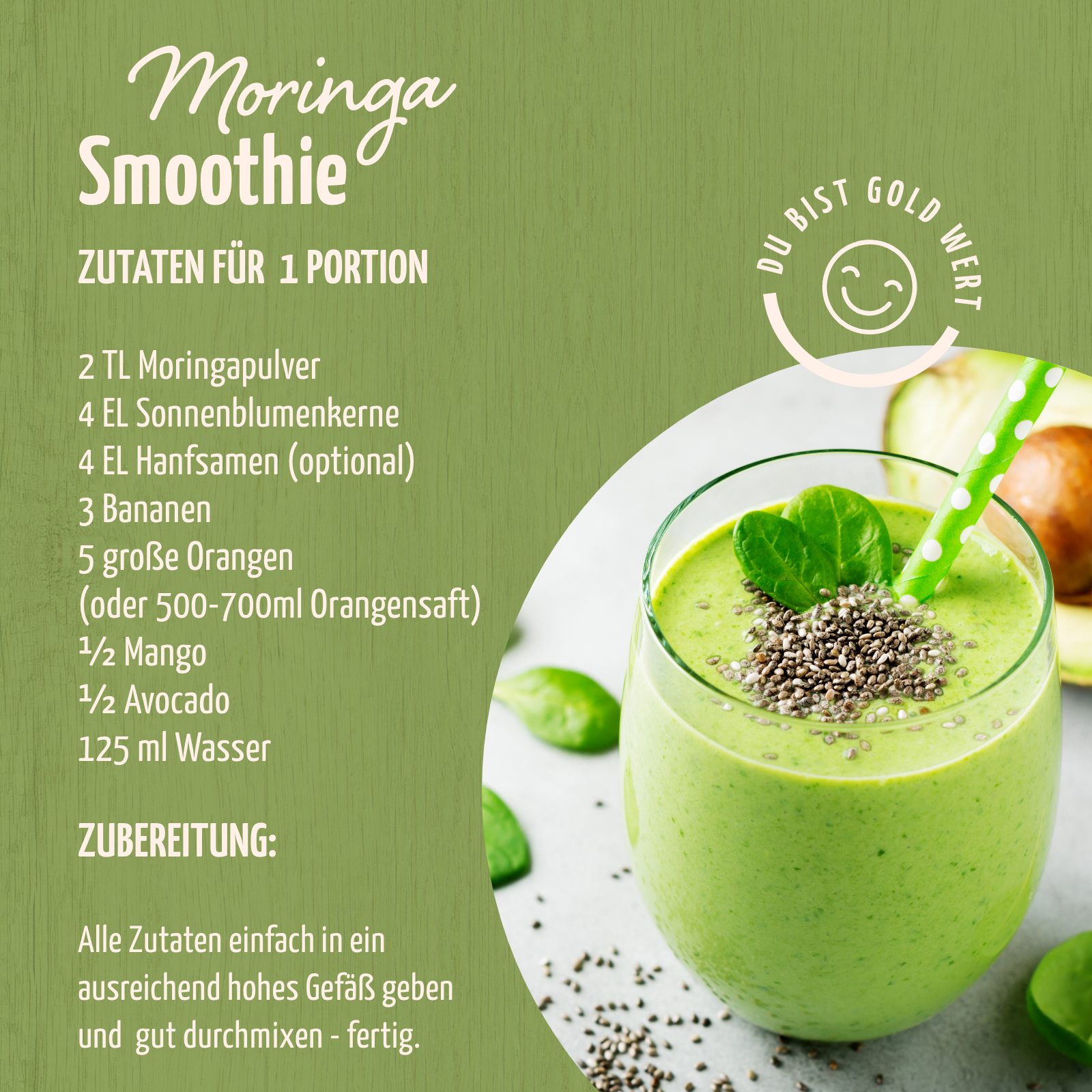 Moringa Pulver Bio (250g)