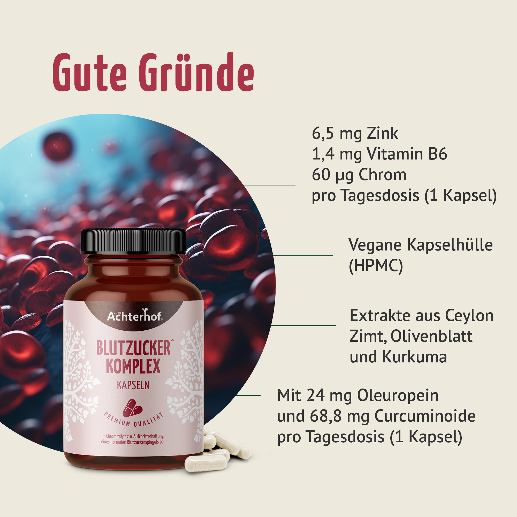 Blutzucker Komplex Kapseln (120 Kapseln)