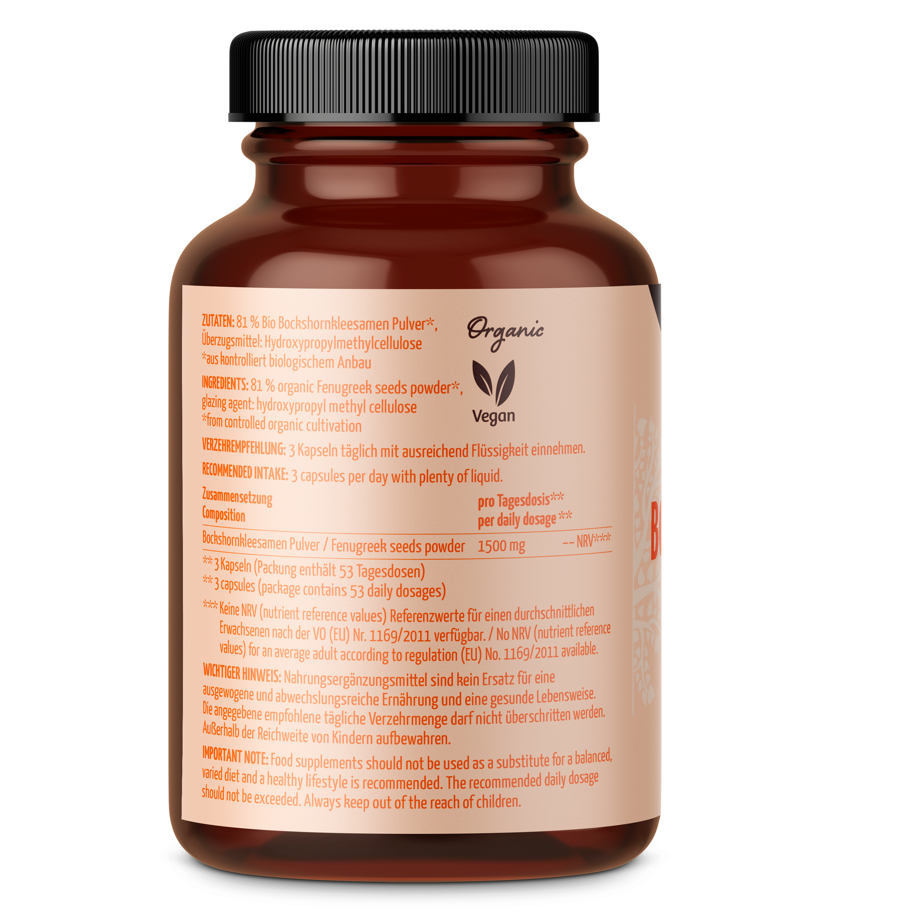 Bockshornklee Kapseln Bio (160 Kapseln)