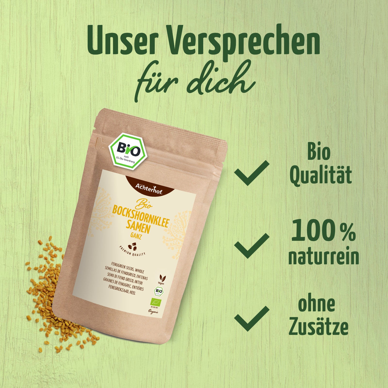 Bockshornkleesamen ganz Bio (1000g)