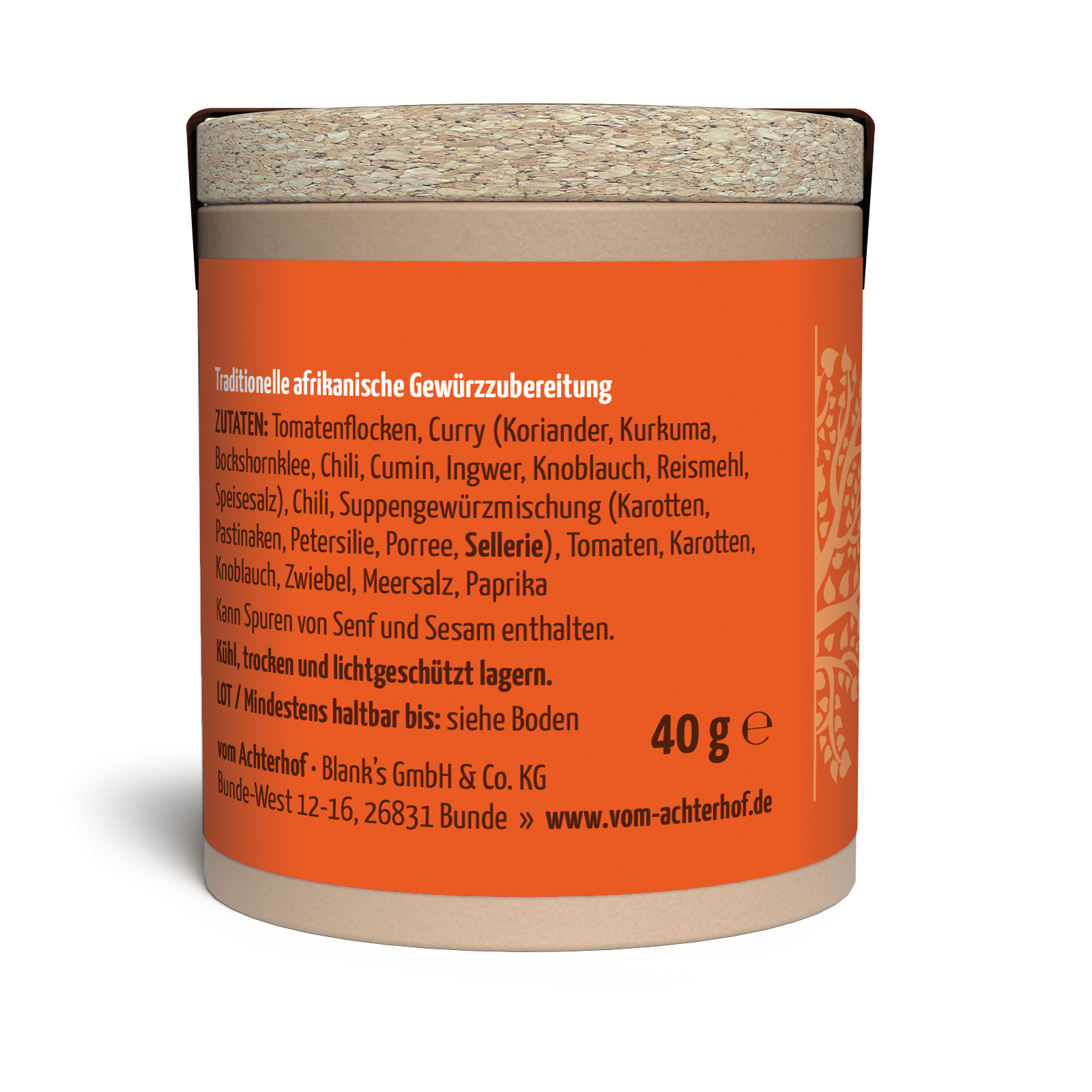 Chakalaka Gewürzzubereitung (40g)