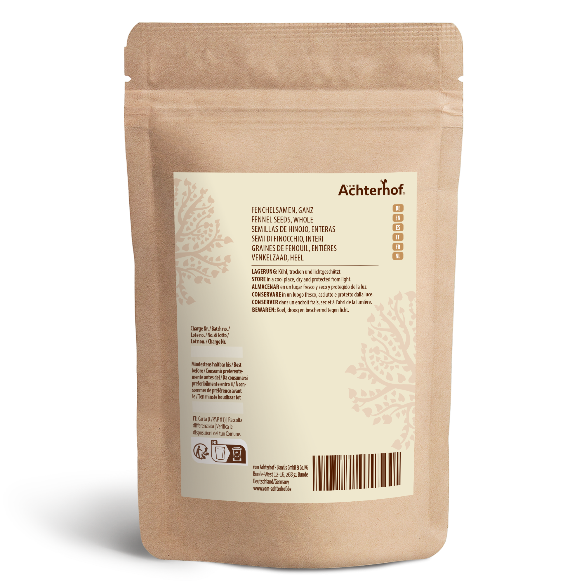 Fenchelsamen ganz (250g)