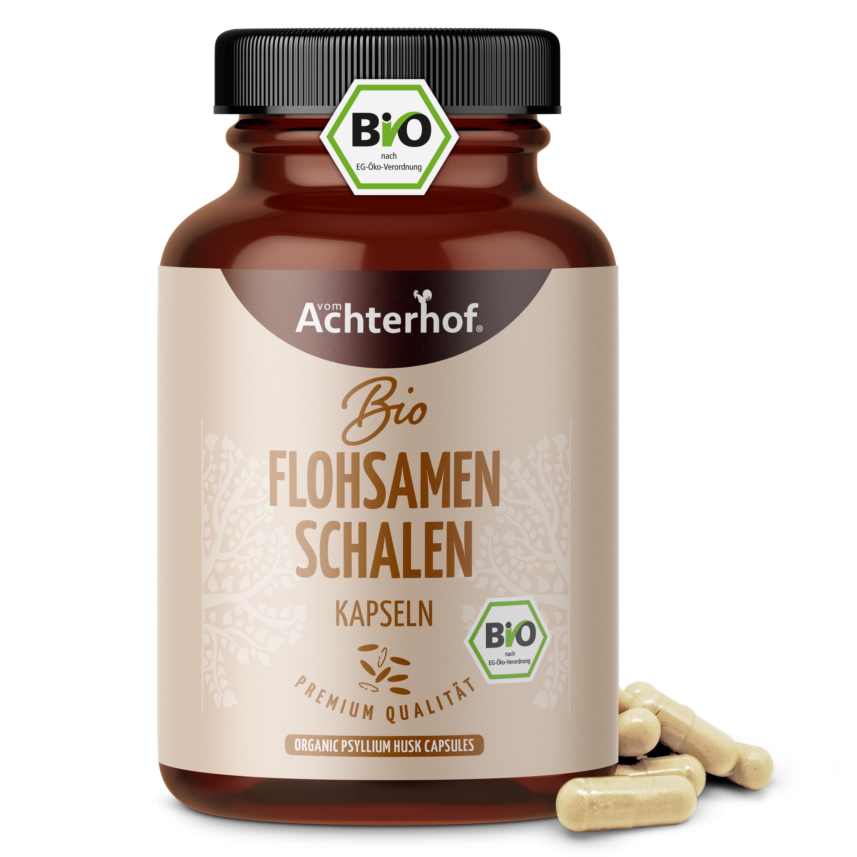 Flohsamenschalen Kapseln Bio (180 Kapseln)