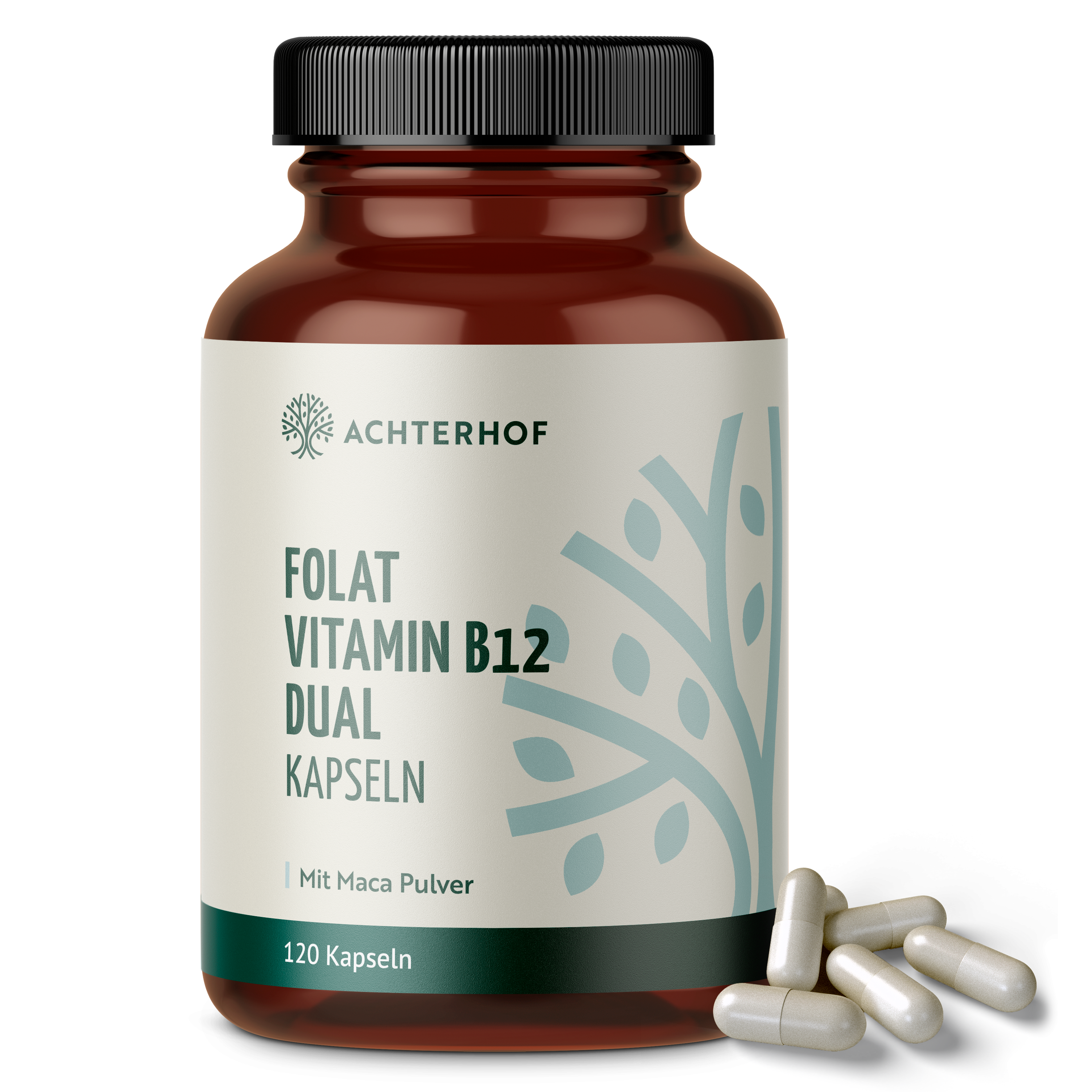 Folat Vitamin B12 Dual Kapseln (120 Kapseln)