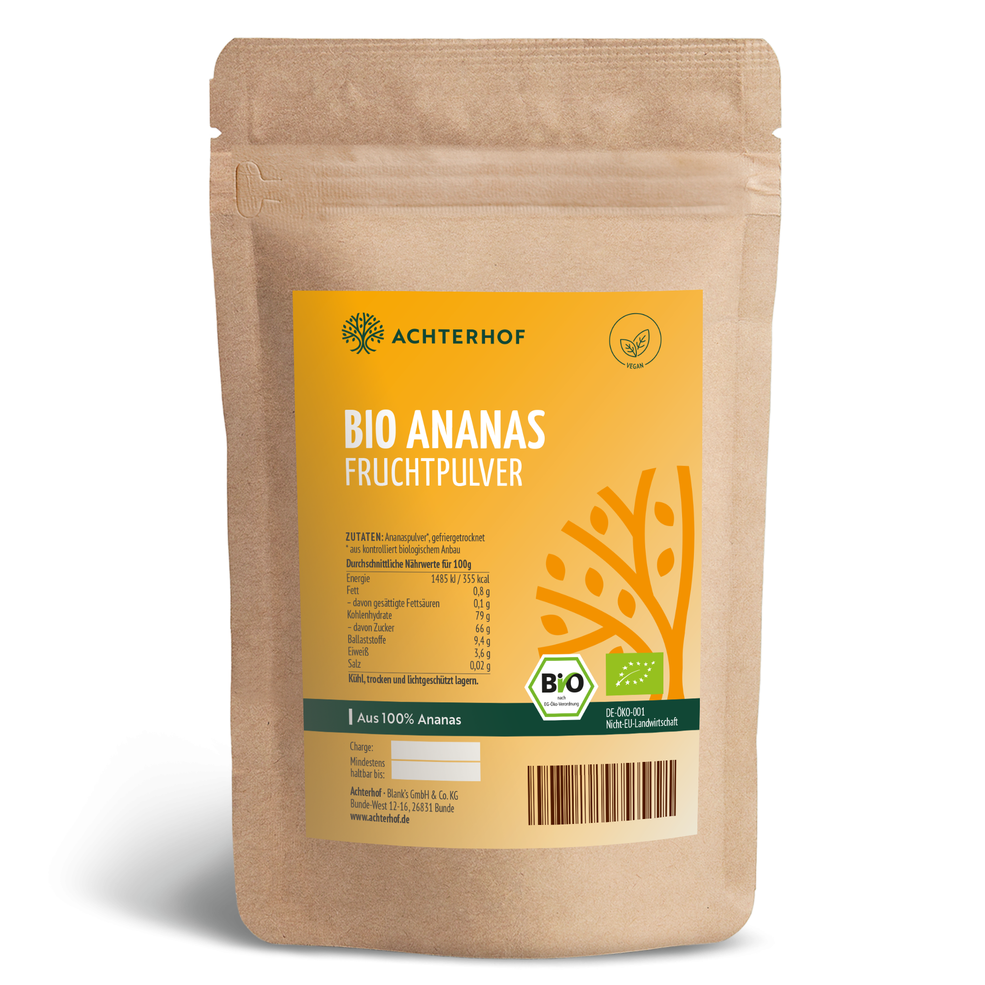 Bio Ananas Fruchtpulver (250g)