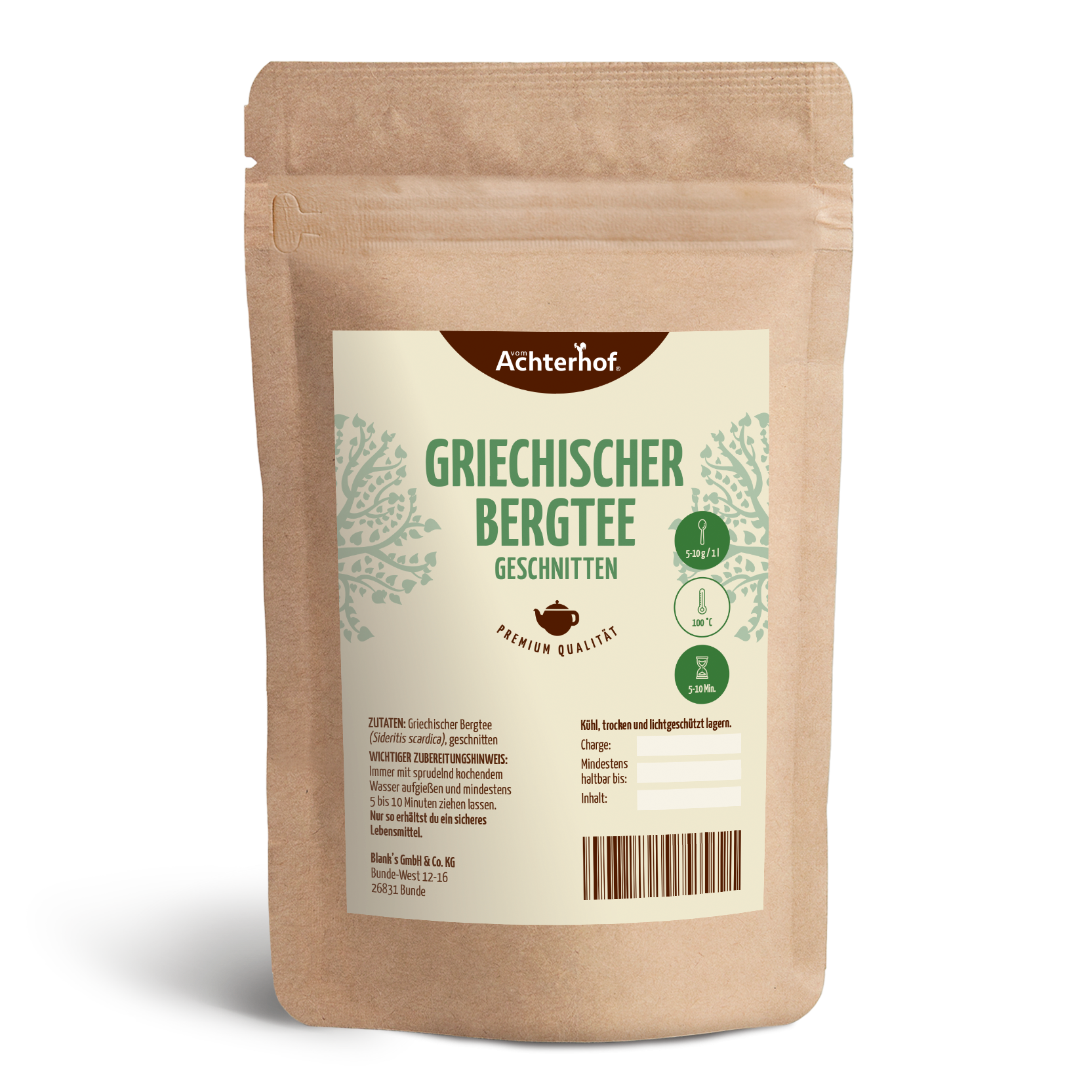 Griechischer Bergtee geschnitten (100g)