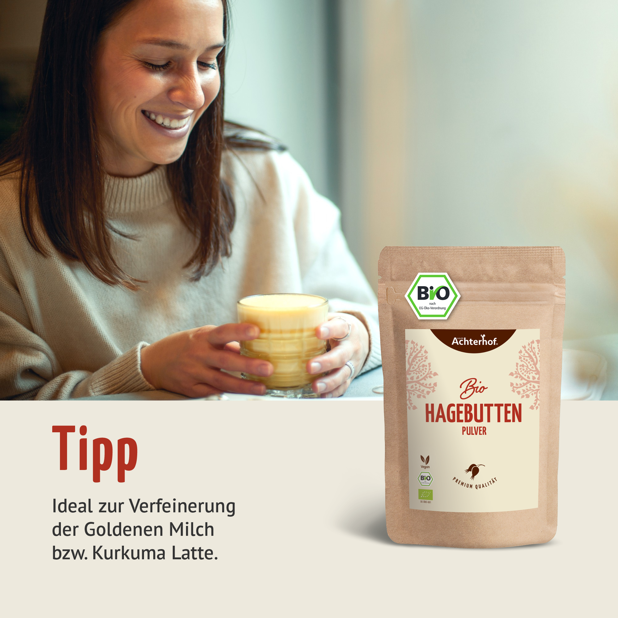 Bio Hagebutten Pulver (500g)