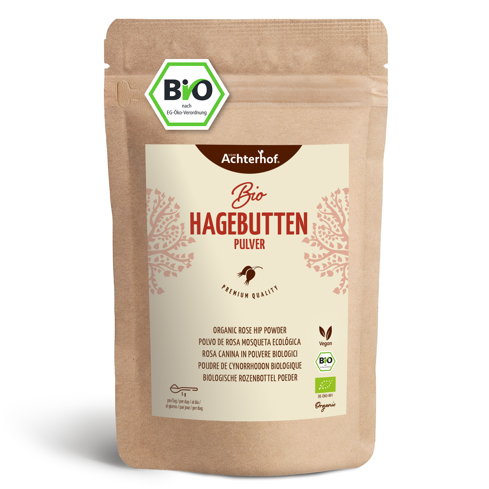 Bio Hagebutten Pulver (1000g)
