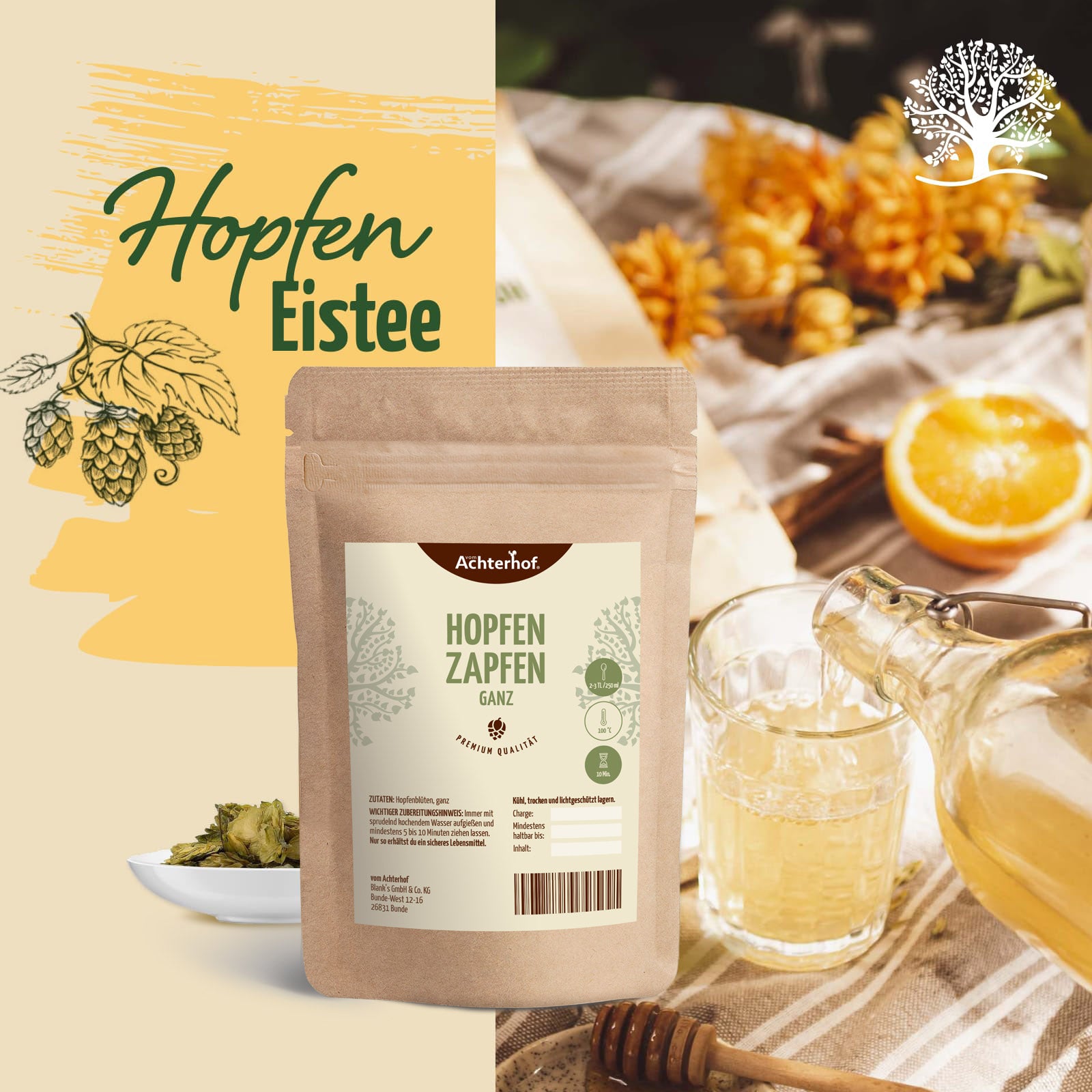 Hopfenzapfen ganz (100g)