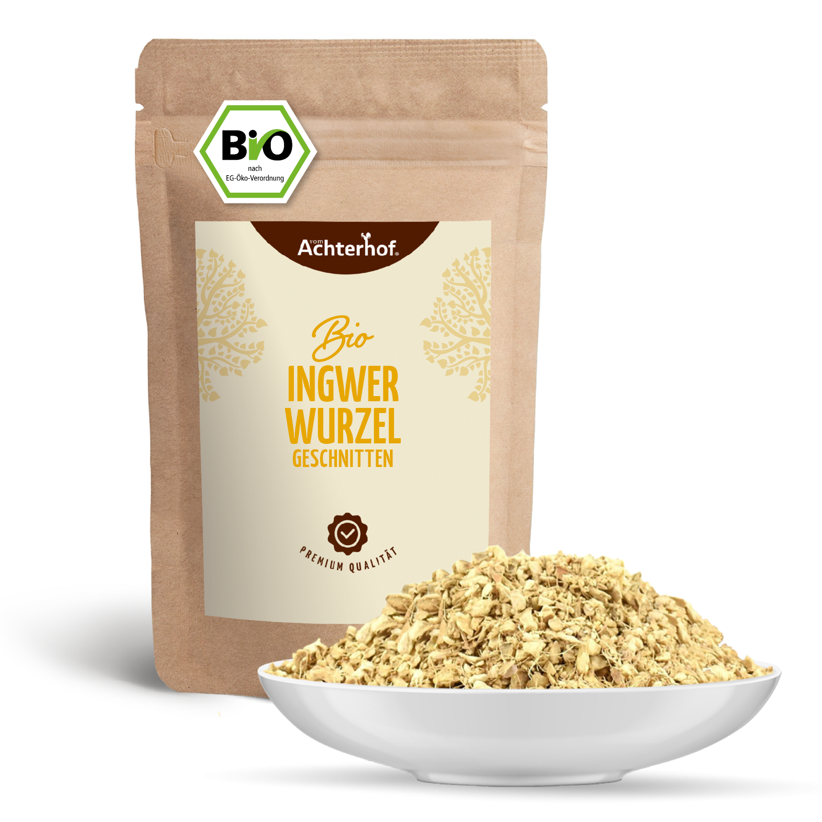 Ingwerwurzel geschnitten Bio (500g)
