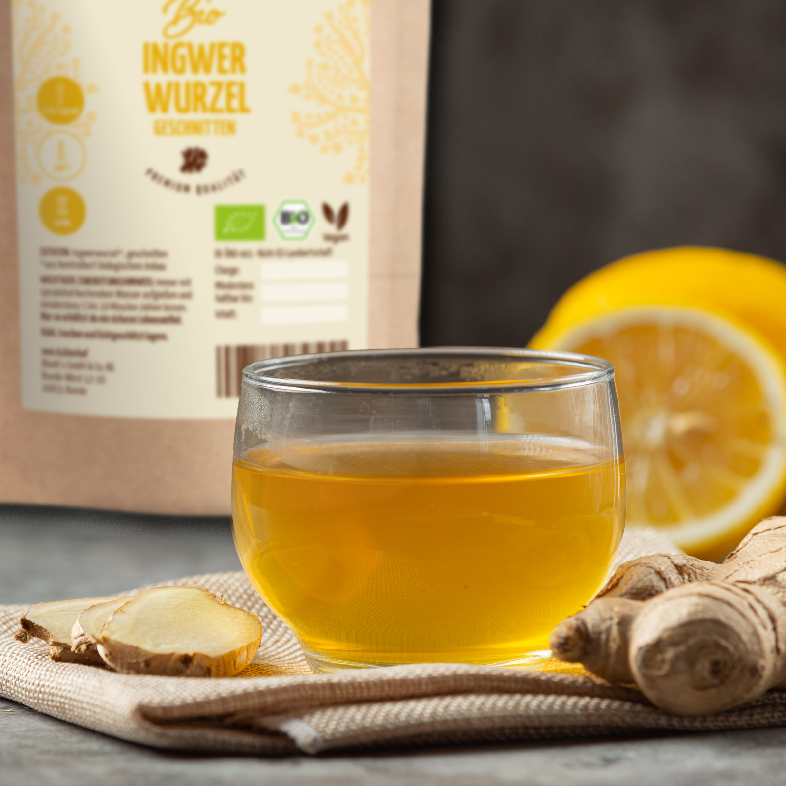 Ingwerwurzel geschnitten (100g)