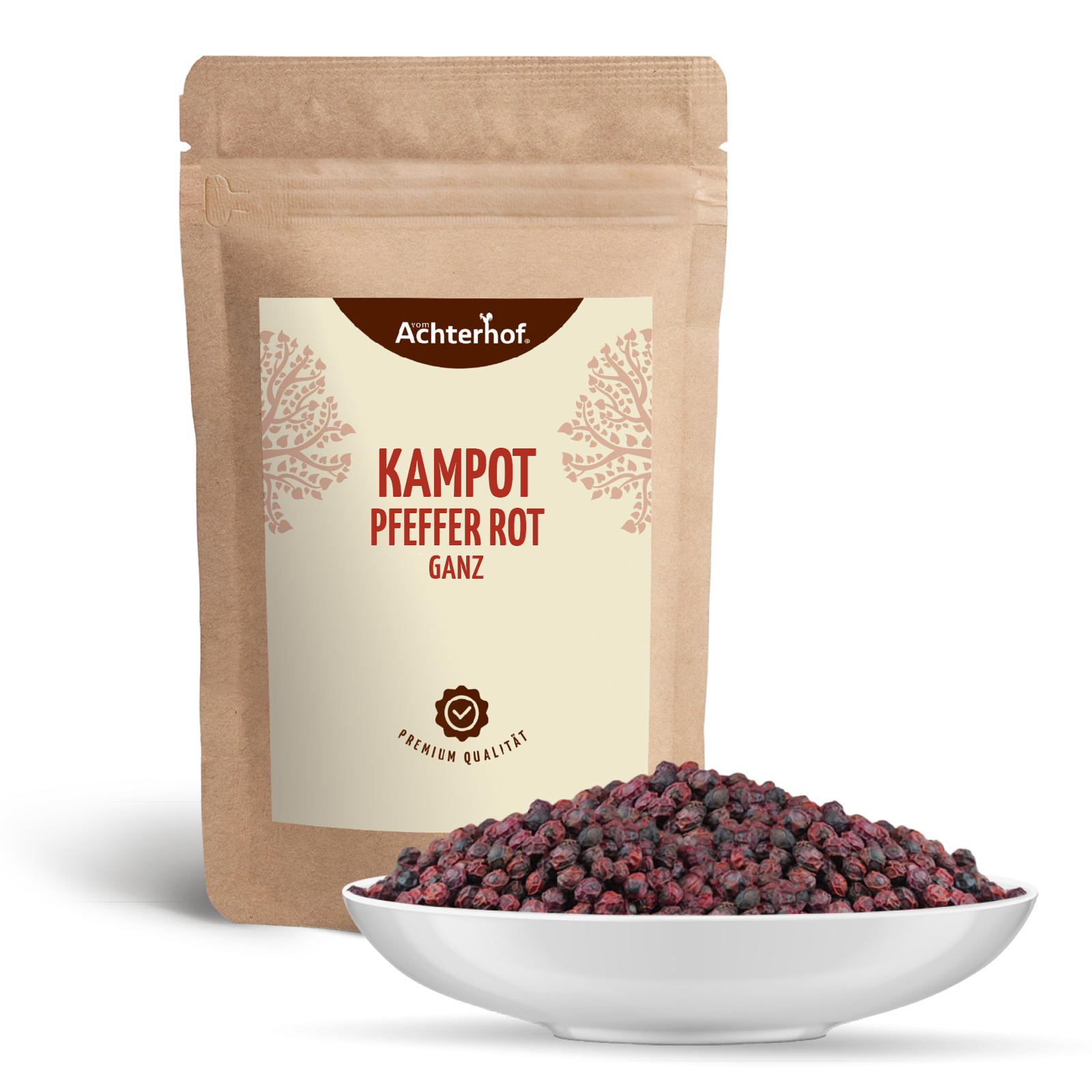 Kampot Pfeffer rot ganz (100g)