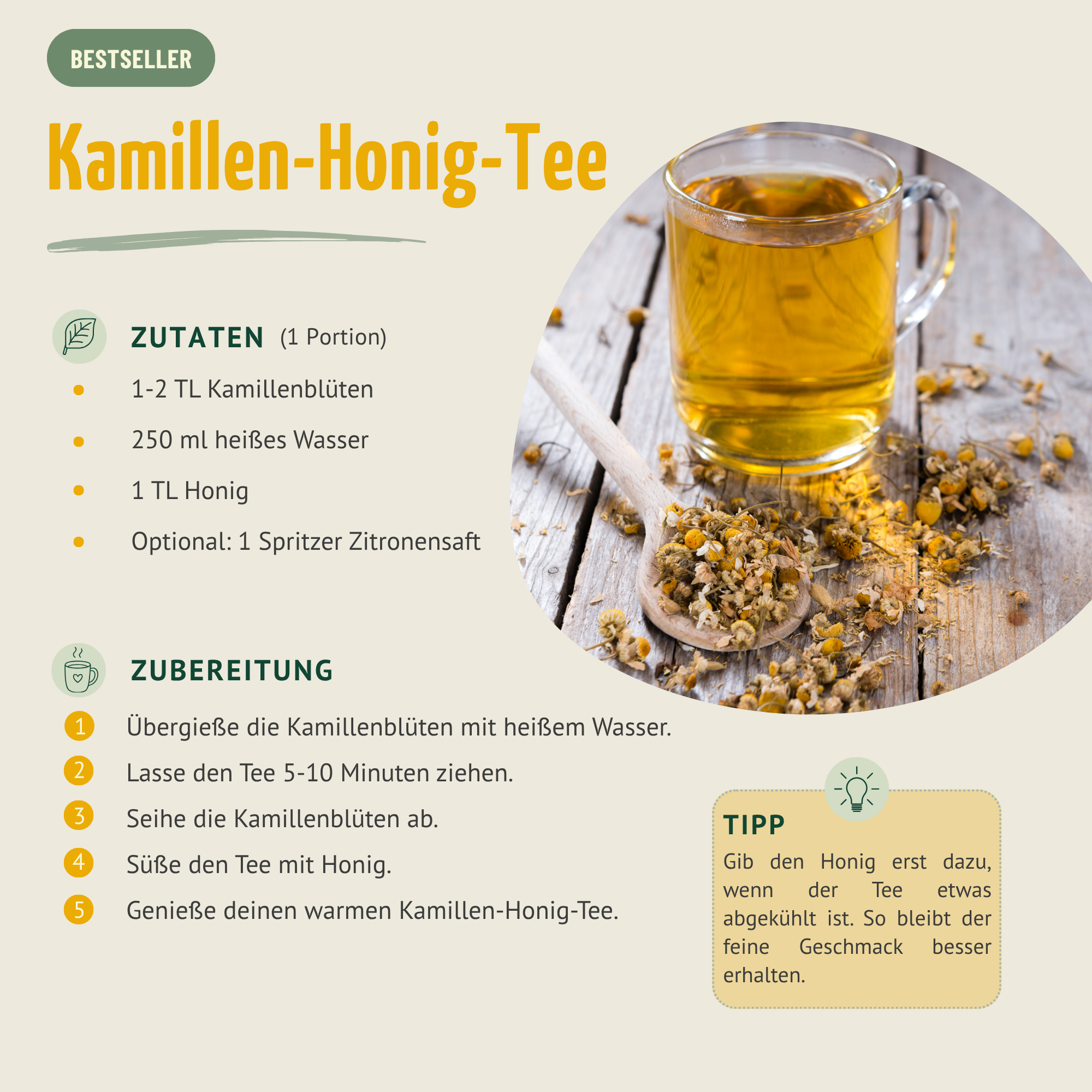 Kamillenblüten ganz (500g)