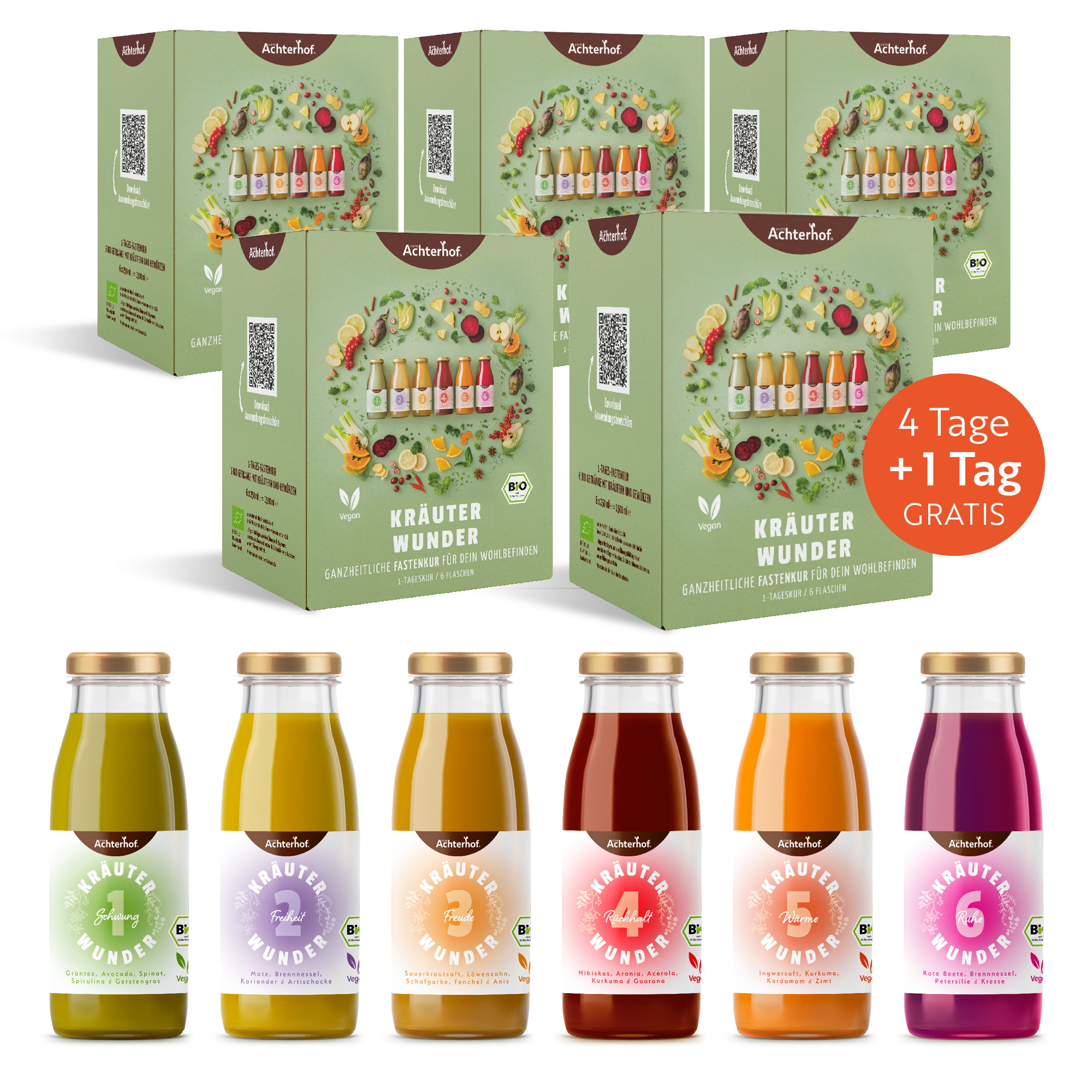 Kräuterwunder Bio Fastenkur 4+1 Tag gratis