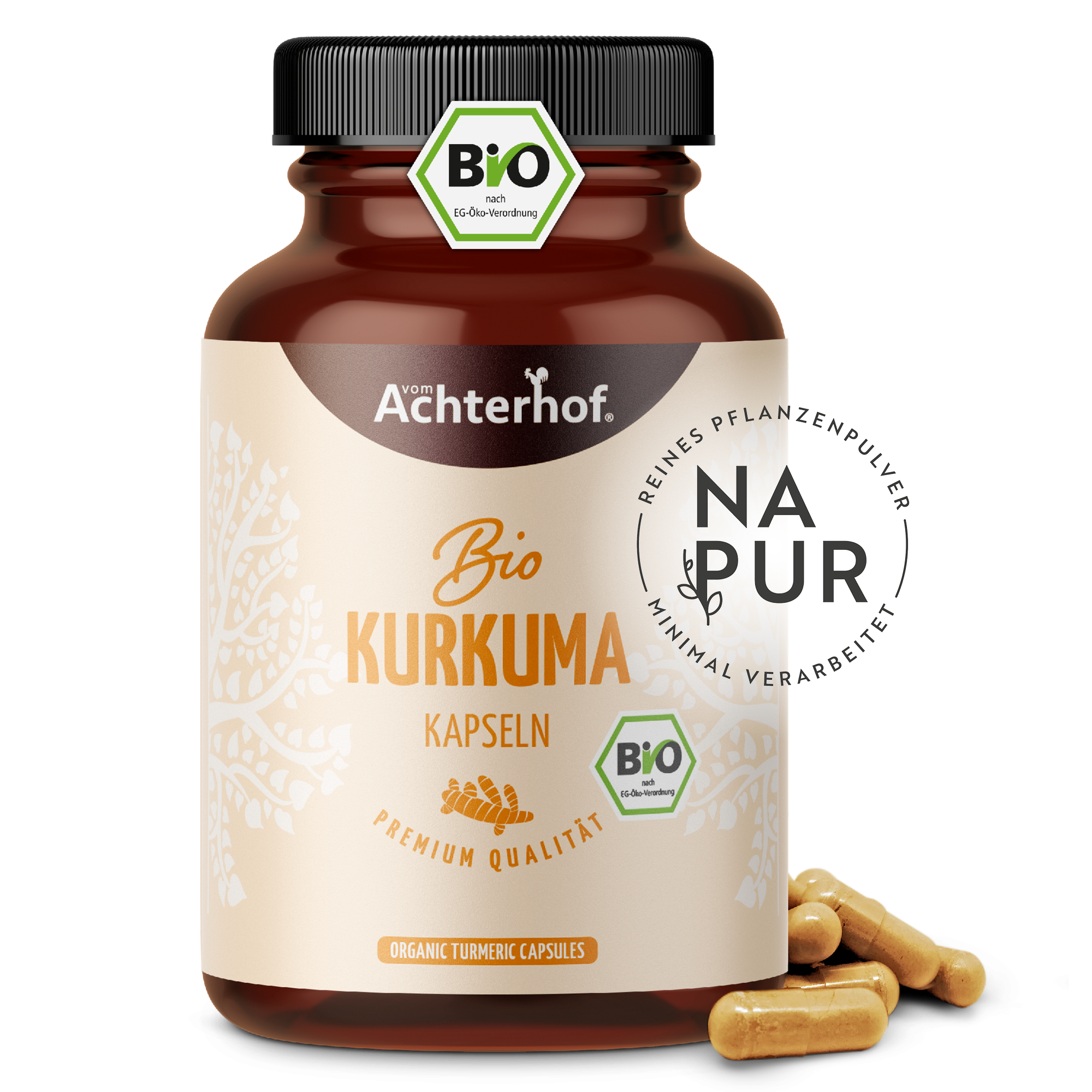Bio Kurkuma Kapseln (180 Kapseln)