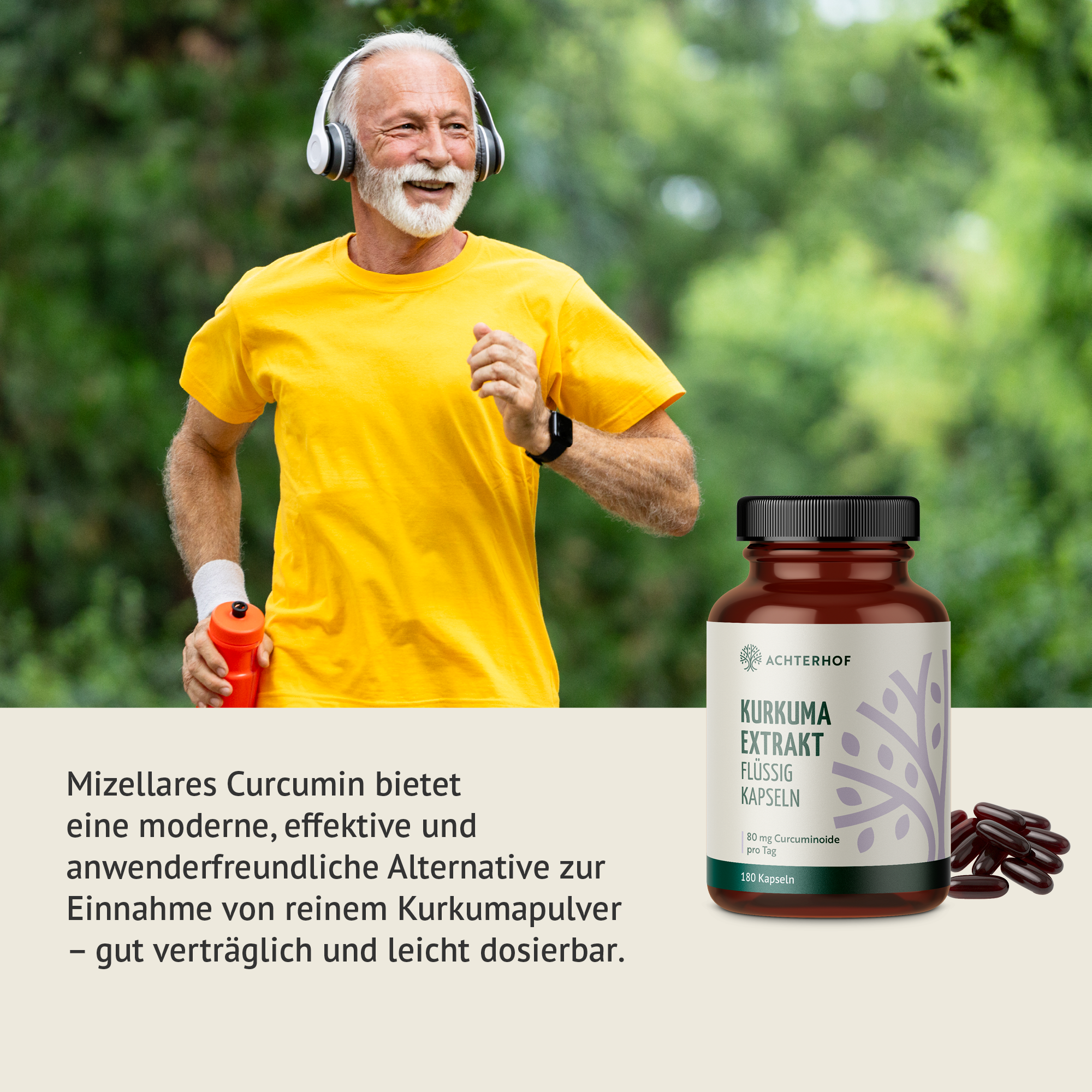 Kurkuma Extrakt Flüssig Kapseln (180 Kapseln)
