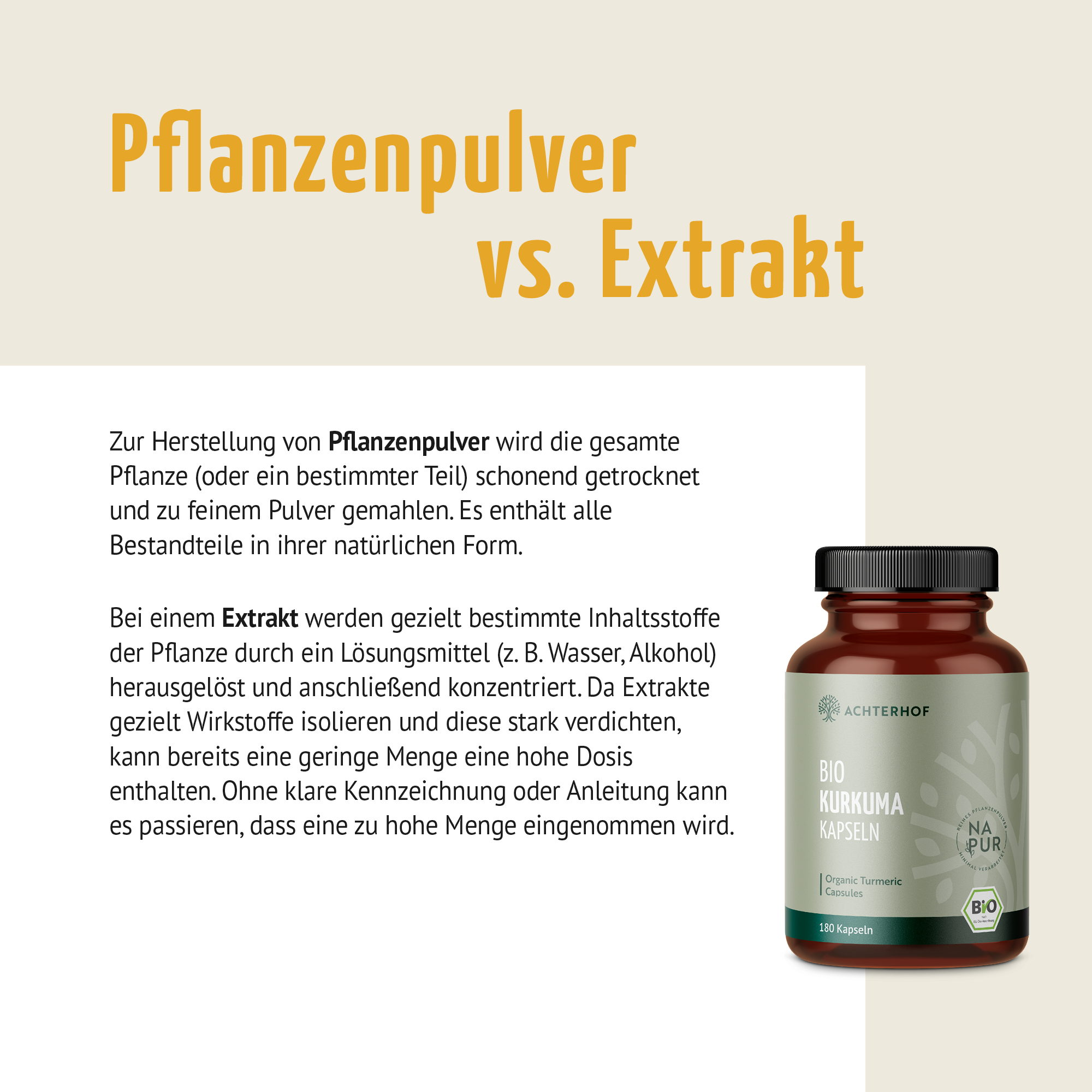 Bio Kurkuma Kapseln Nachfüllpack (400 Kapseln)