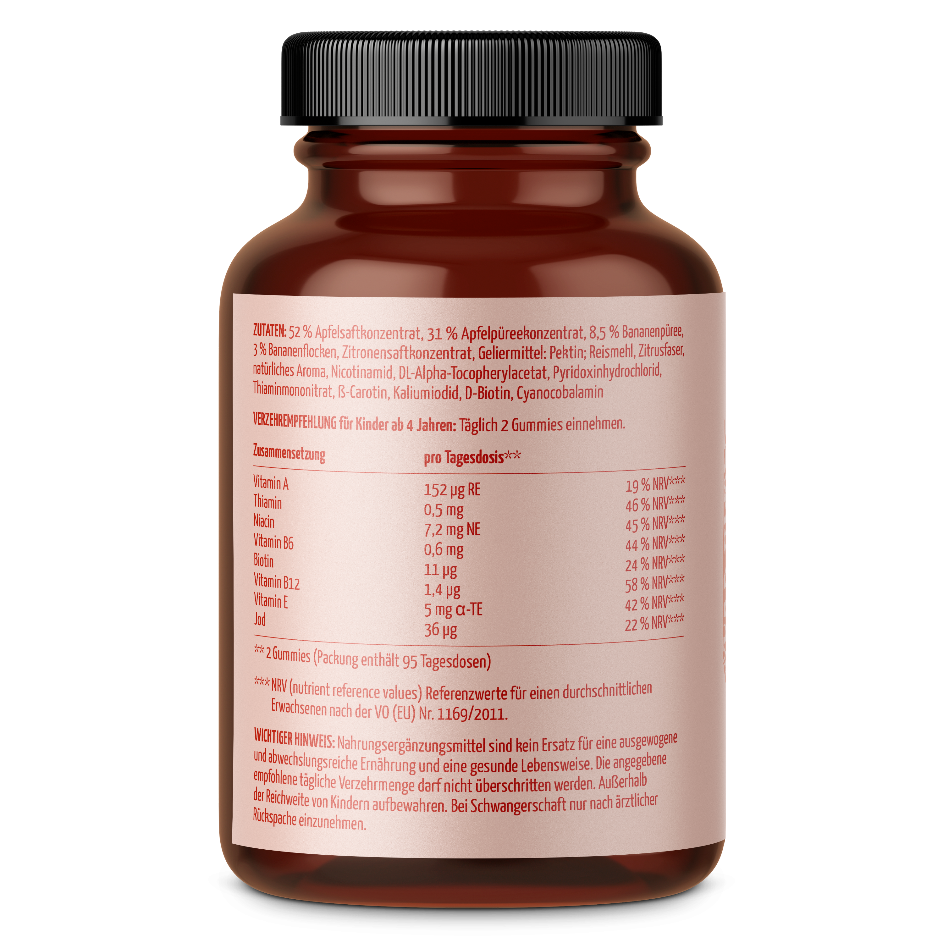 Saftgold Multivitamin Kids Gummies Apfel Banane (190 Stück)