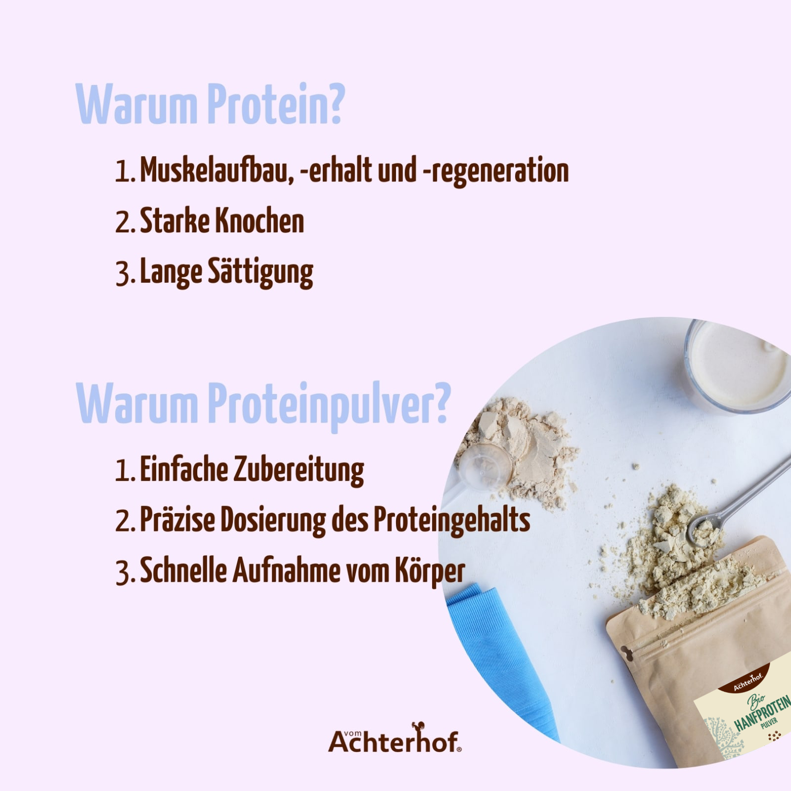Hanfprotein Pulver Bio (500g)
