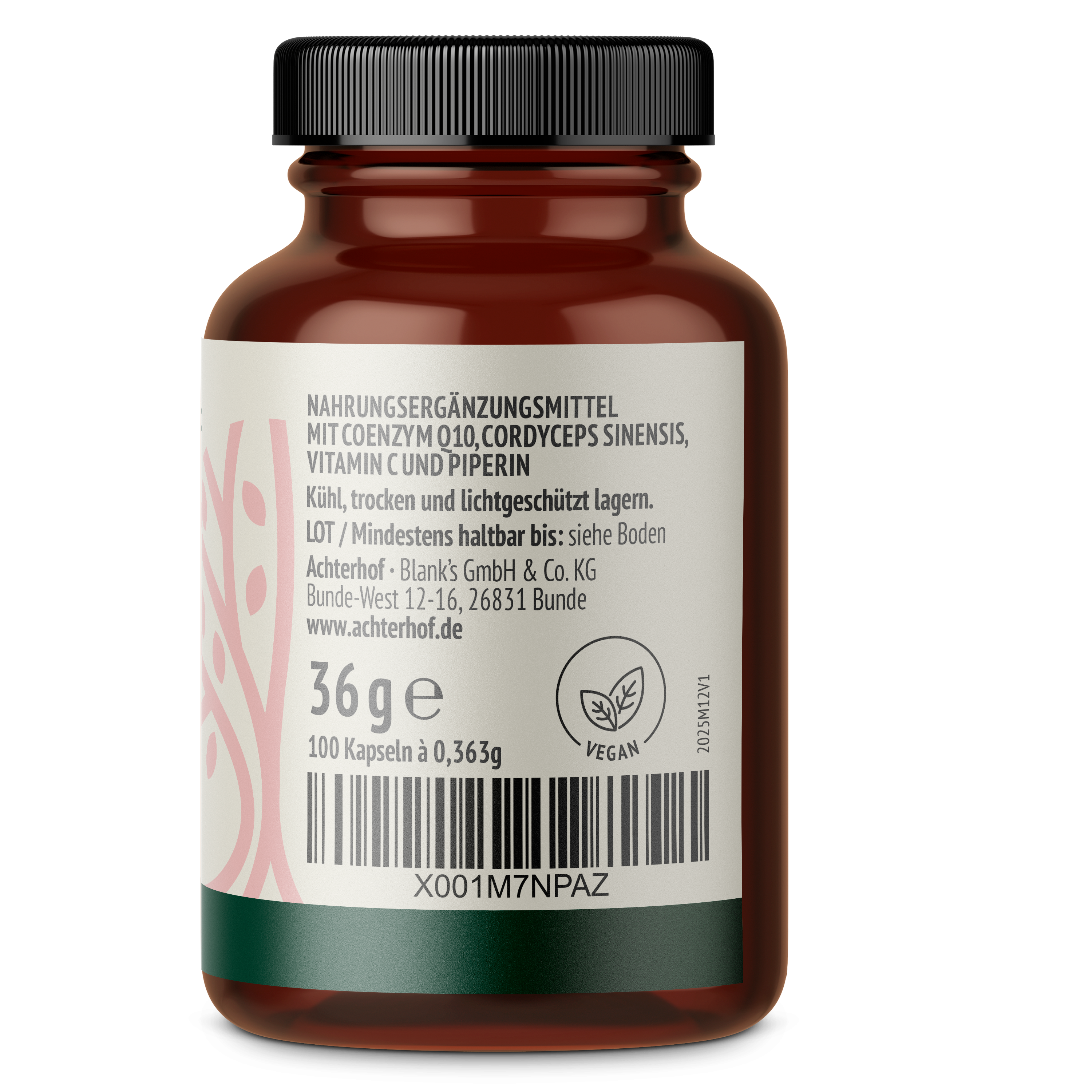 Coenzym Q10 Cordyceps (100 Kapseln)