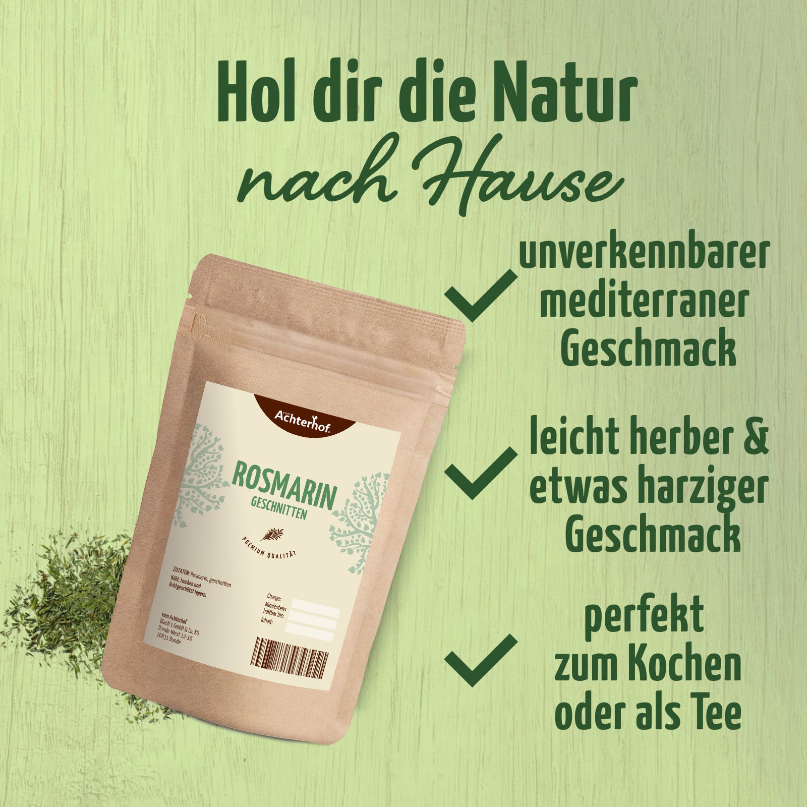 Rosmarin geschnitten (500g)