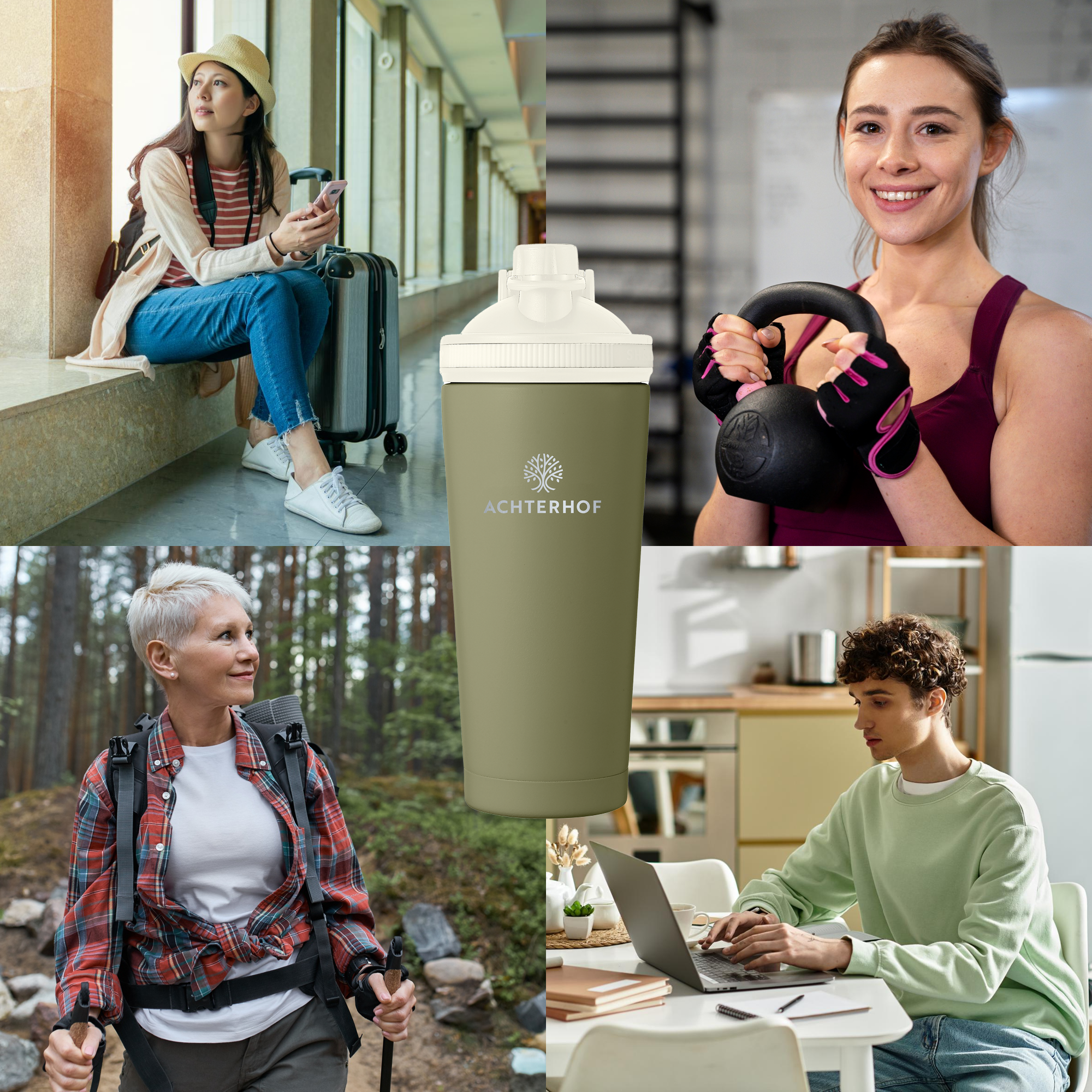 Edelstahl Shaker 750ml Achterhof