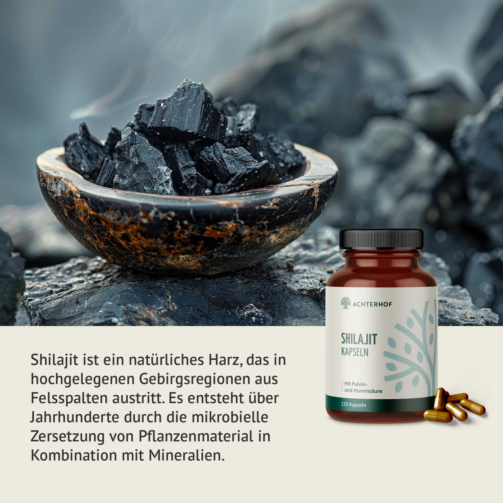Shilajit Kapseln (150 Kapseln)