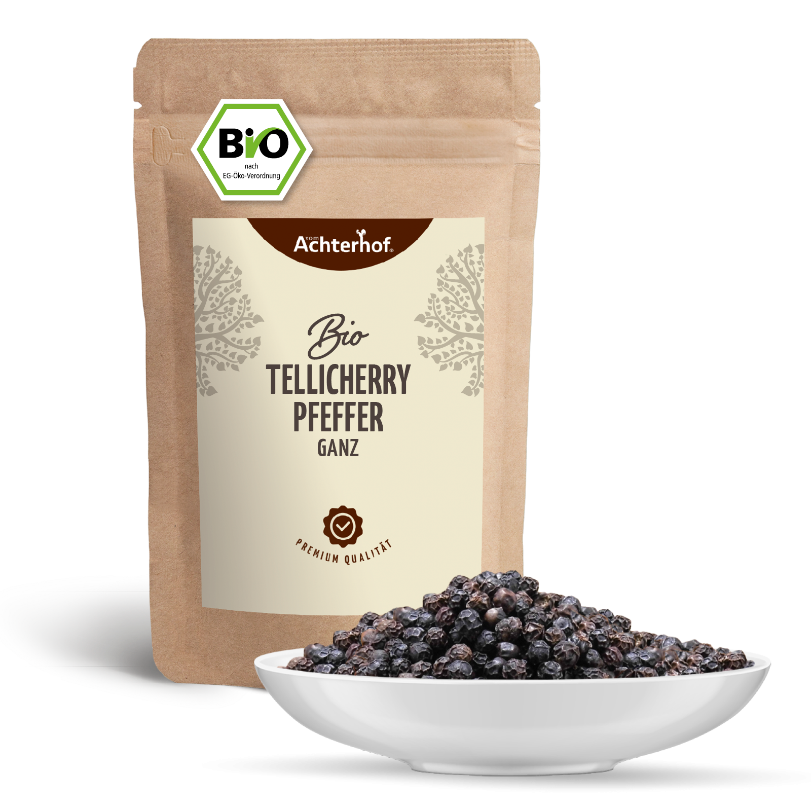 Tellicherry Pfeffer ganz Bio (500g)
