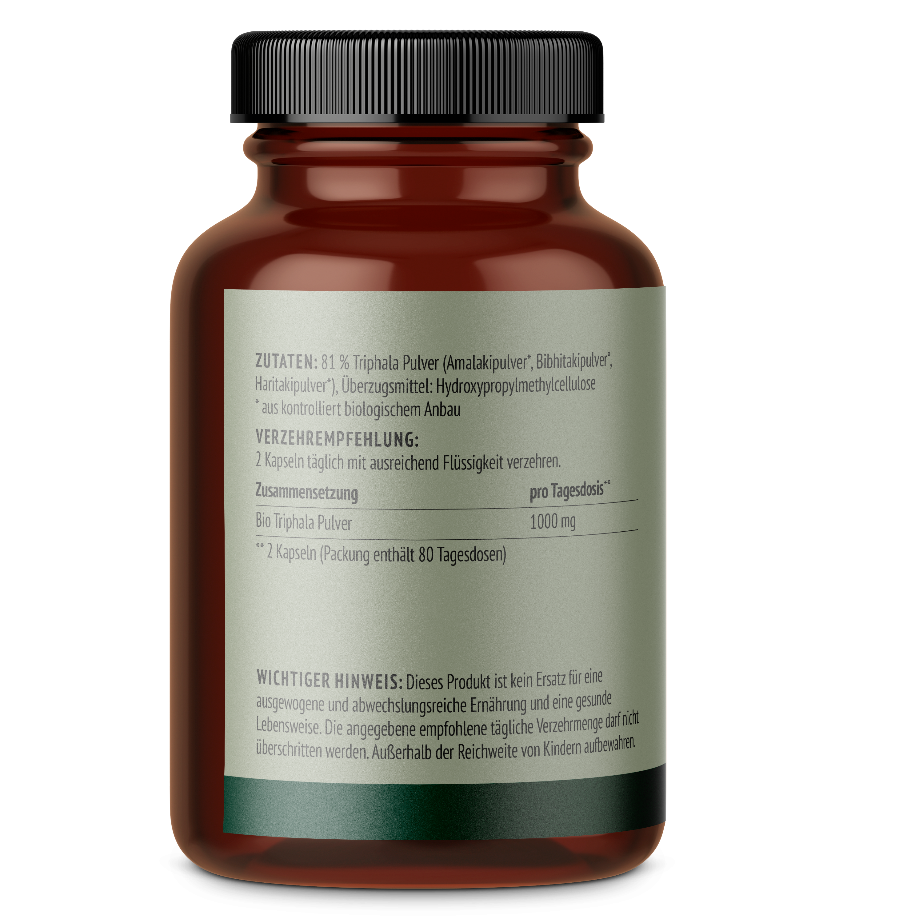 Bio Triphala Kapseln (160 Kapseln)